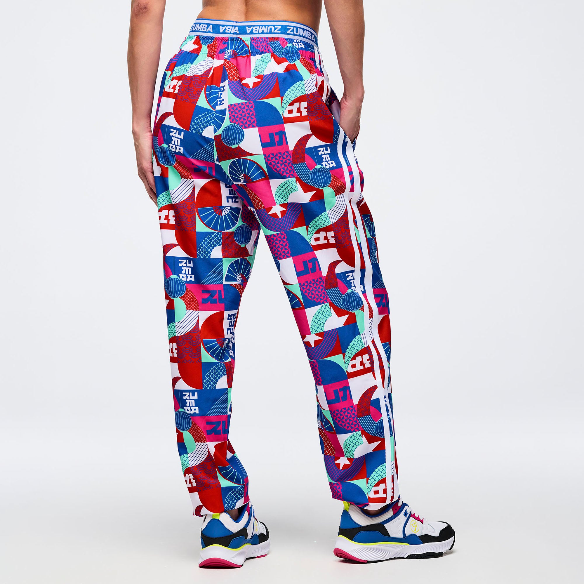Spodnie z podwójnym pasem Zumba Eastern Flavor