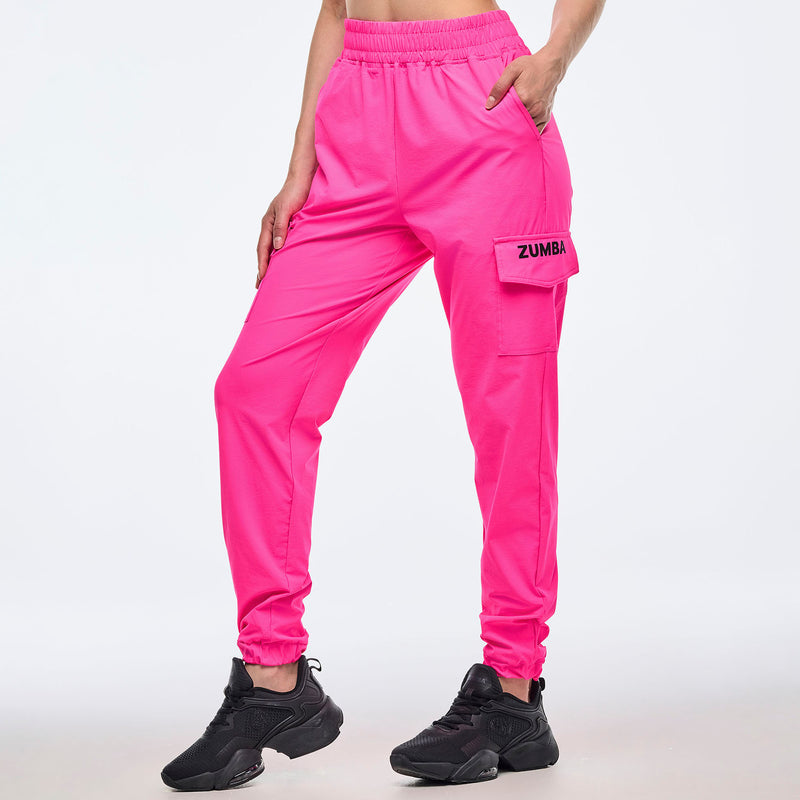 Spodnie cargo unisex Zumba Neon