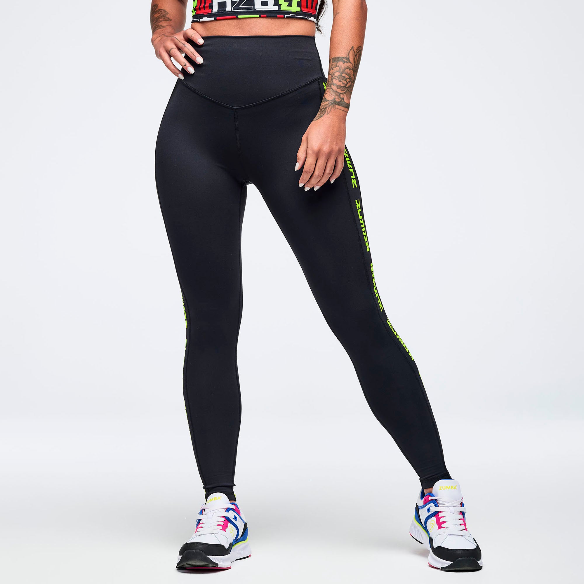 Legginsy z wysokim stanem Zumba Eastern Flavor