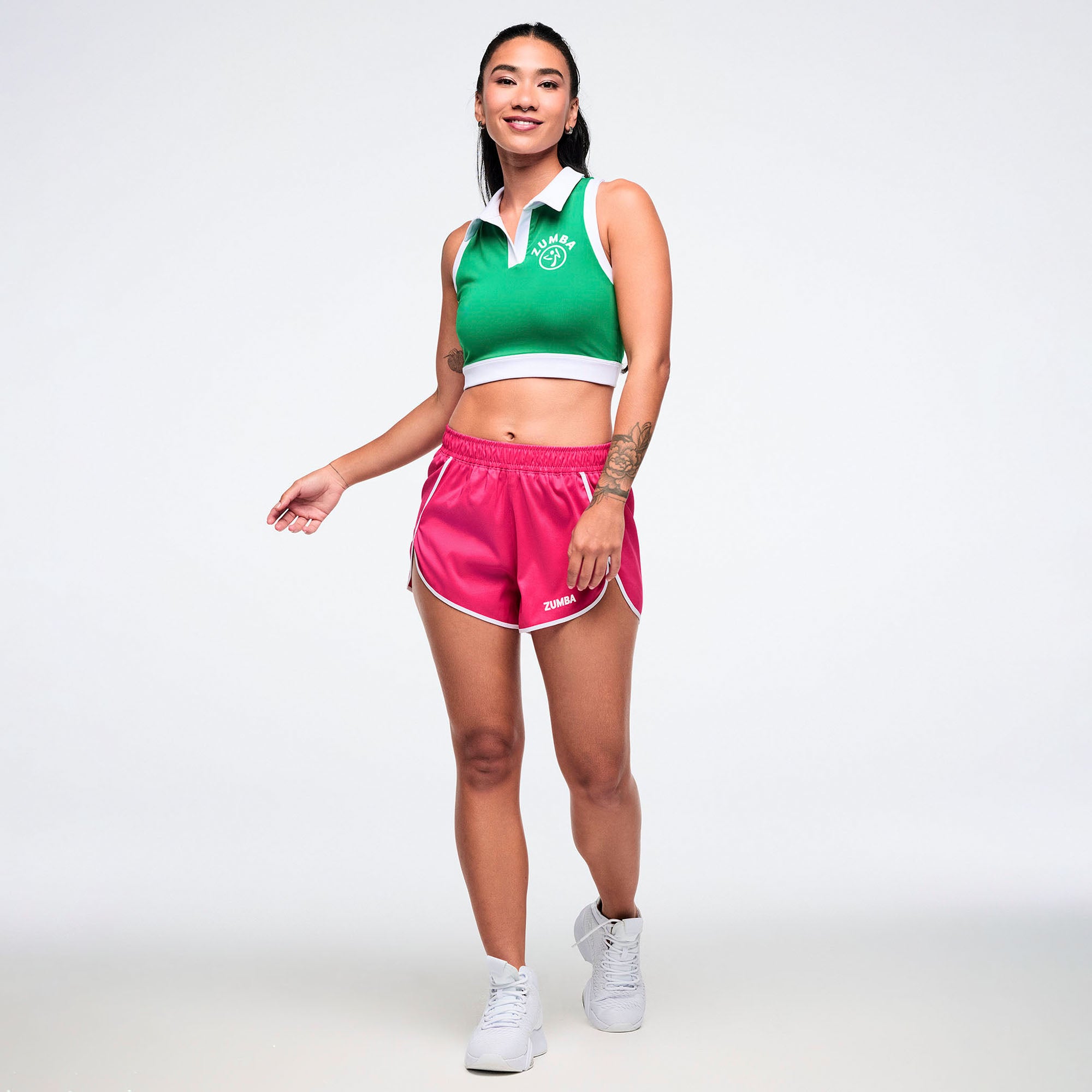 Sportowe szorty retro damskie