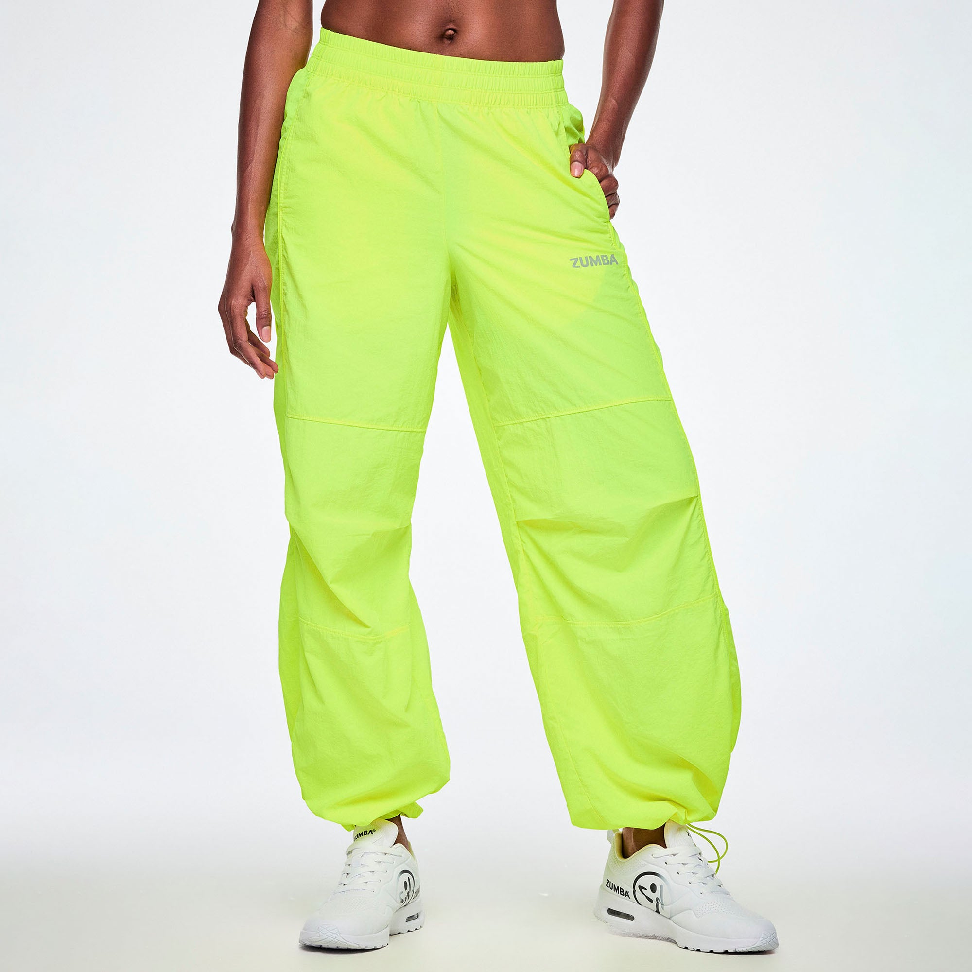 Fluo spodnie z regulacją nogawek