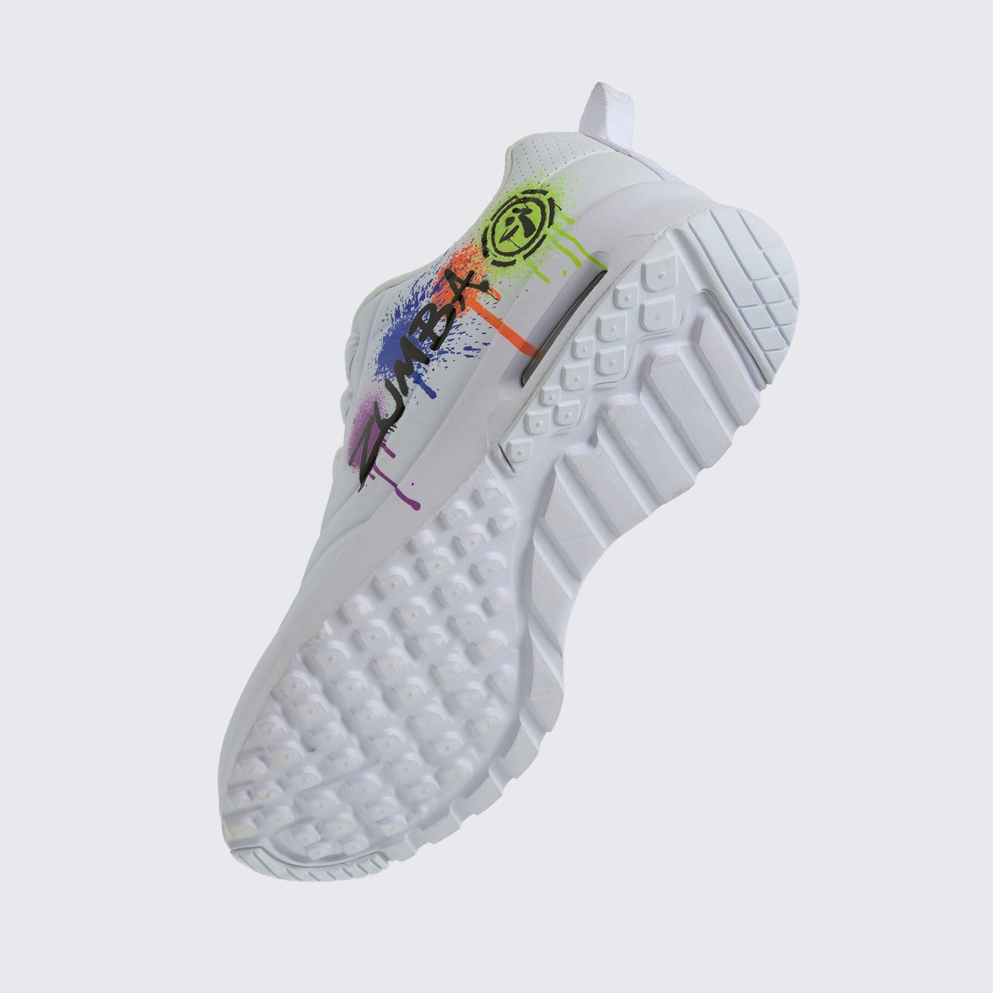 Buty sportowe białe kolorowy nadruk