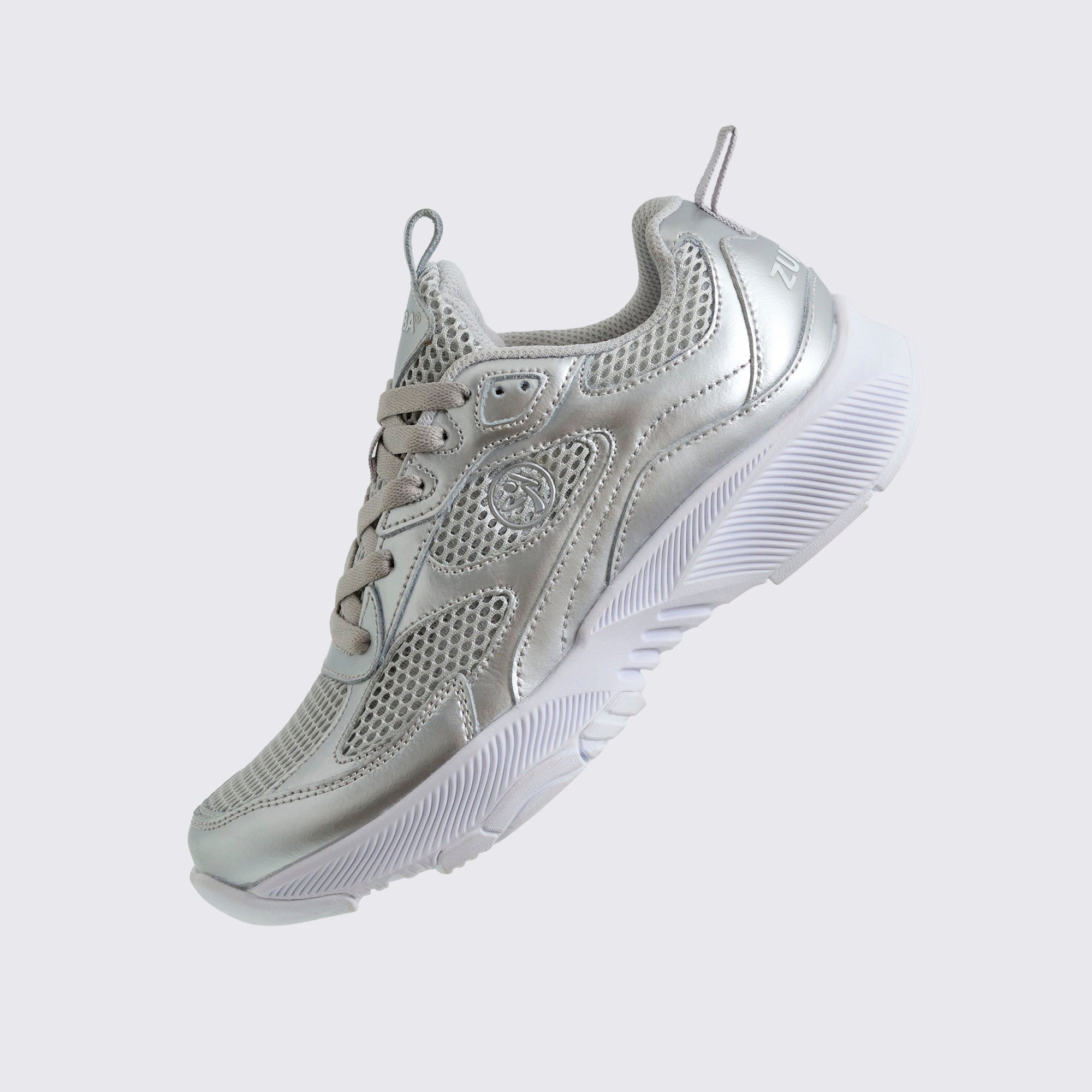 Srebrne buty sportowe