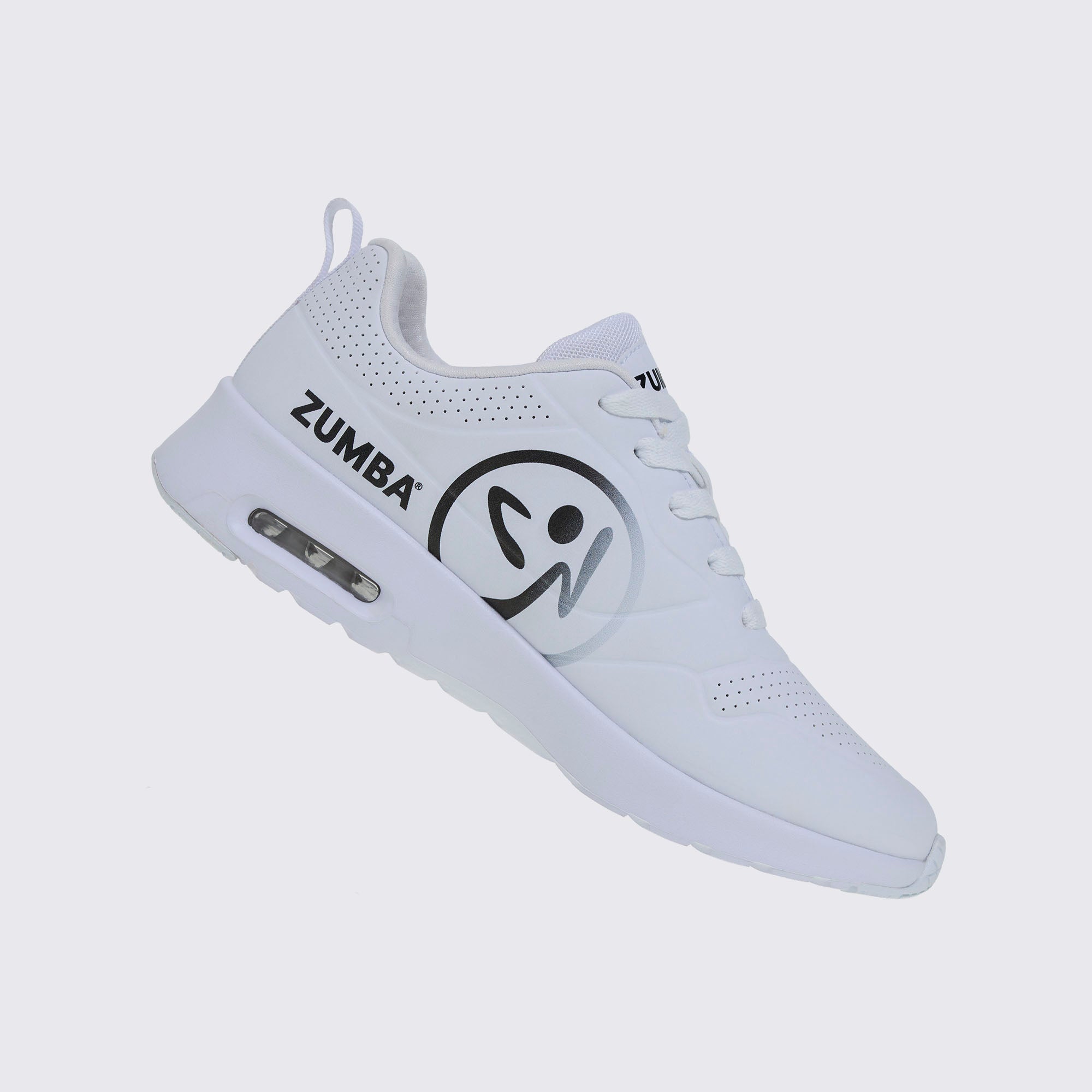 Białe buty sportowe z logo