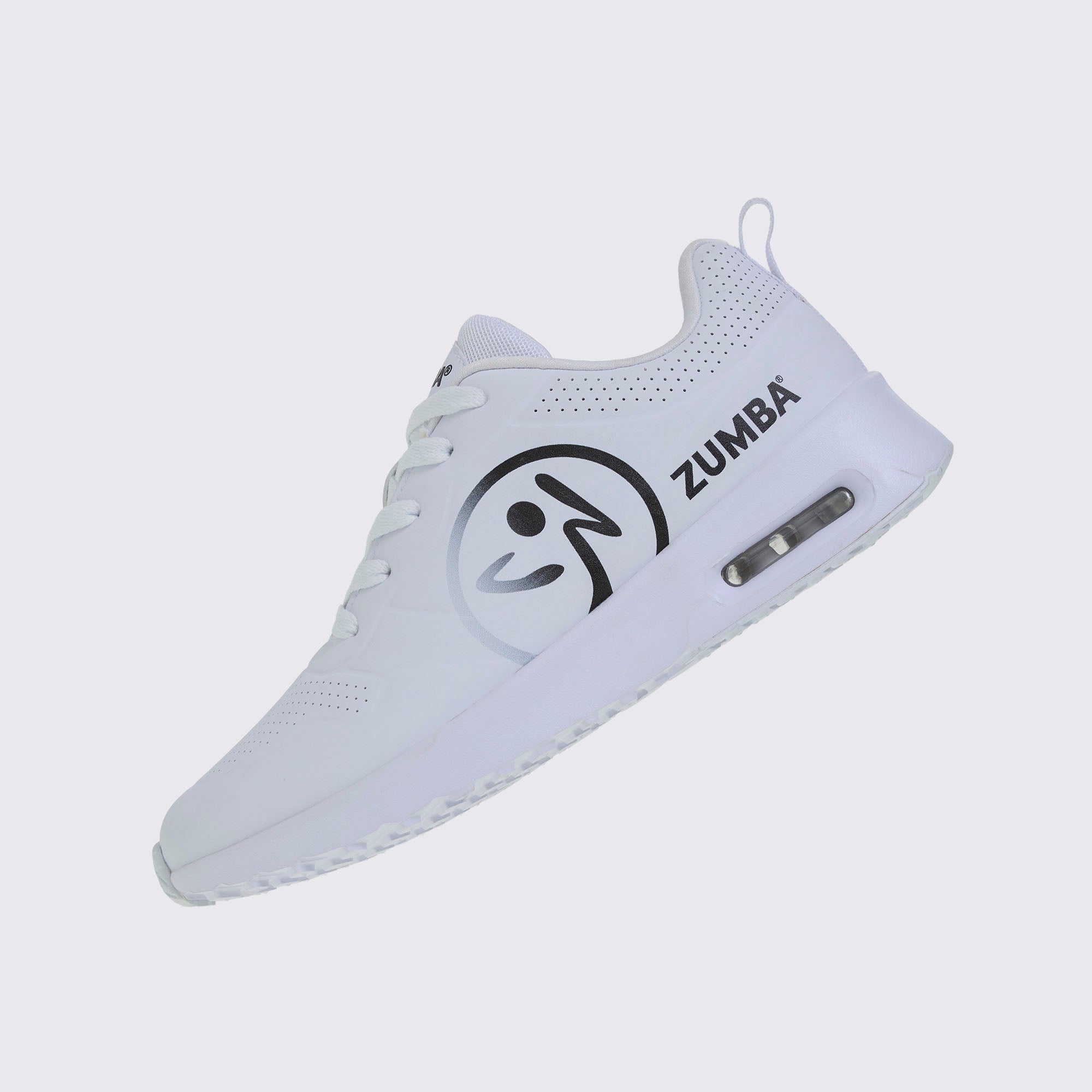 Białe buty sportowe z logo