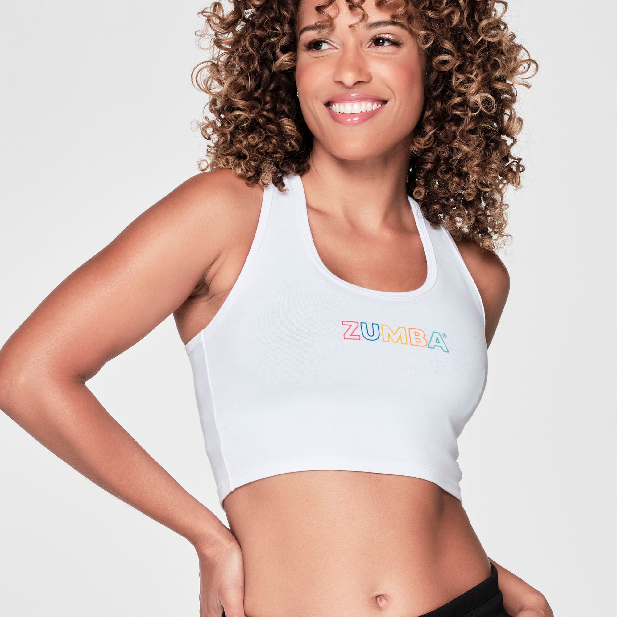 Crop racerback Zumba Vibrant