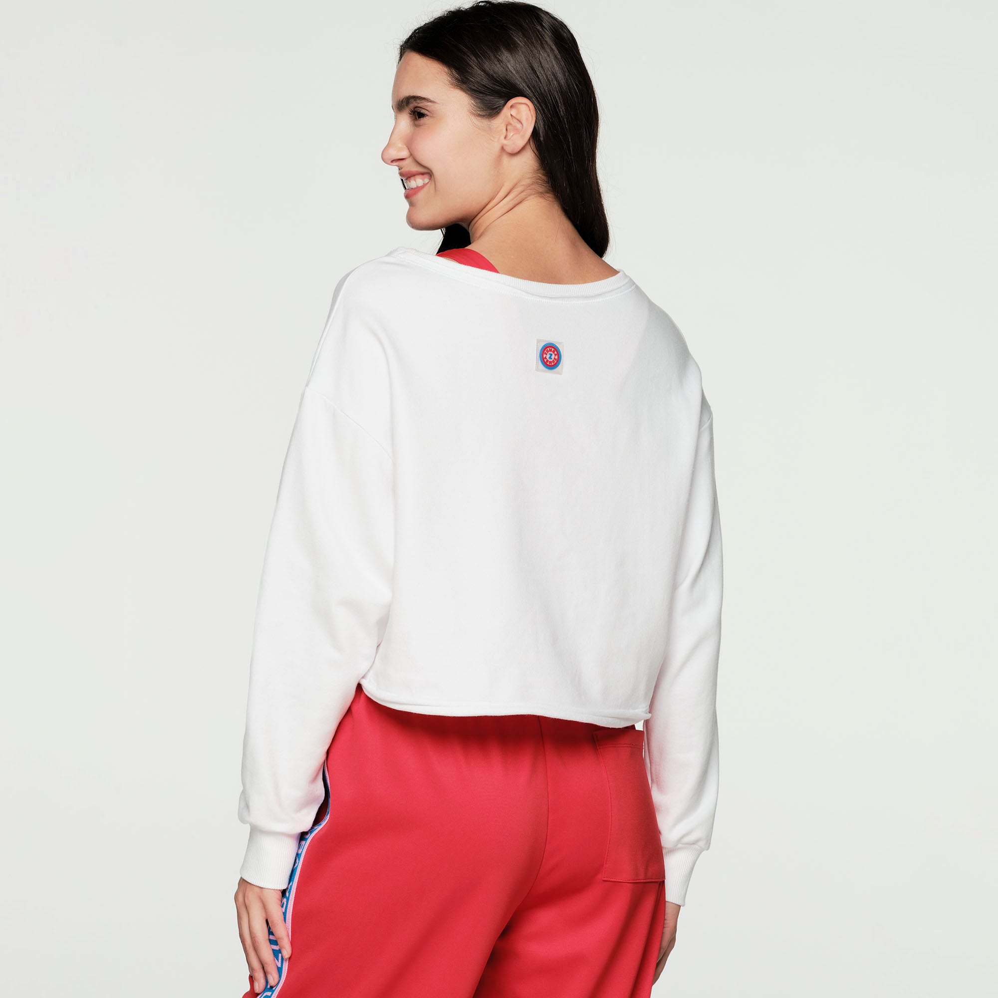 Bluzka oversize crop Zumba Retro