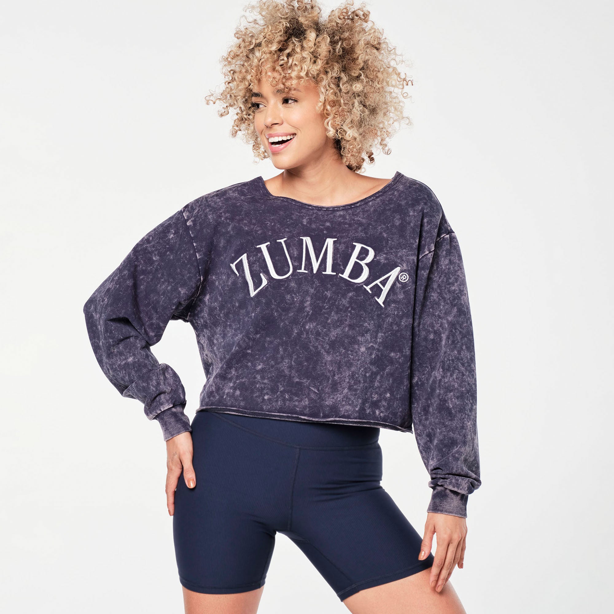 Bluza crop Zumba Prep