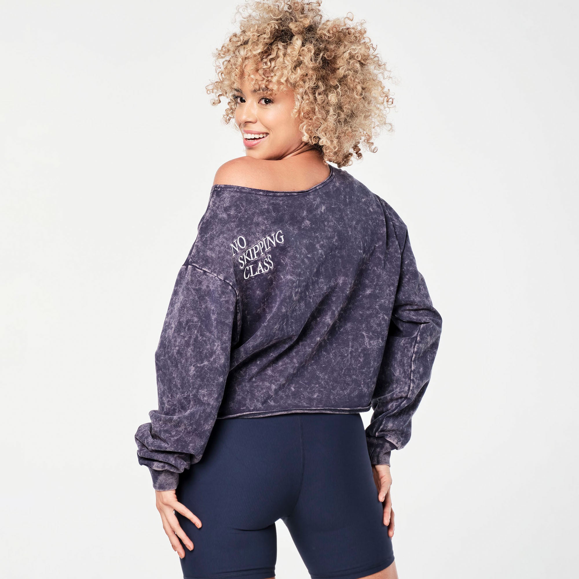 Bluza crop Zumba Prep