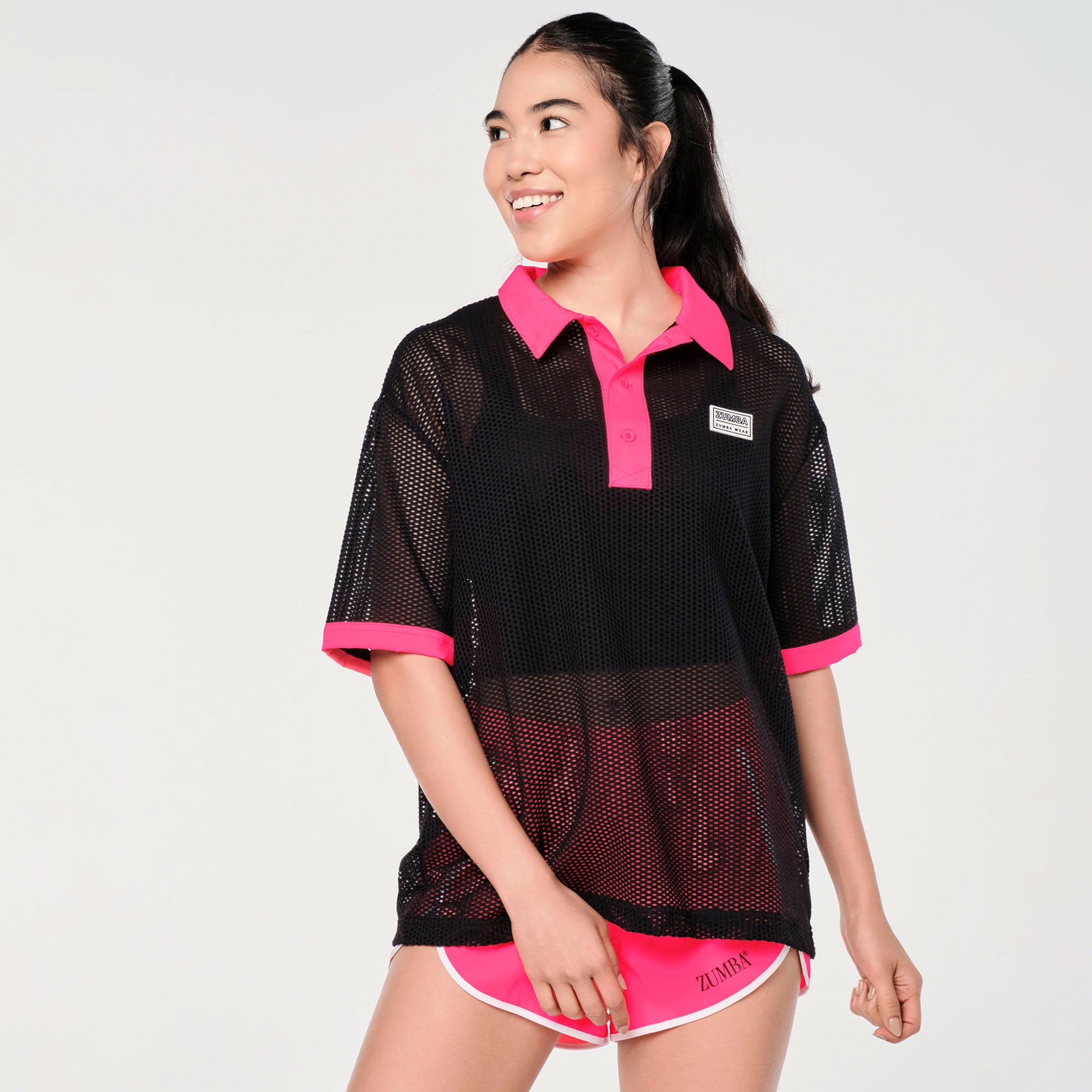 Koszulka polo mesh Zumba Prep