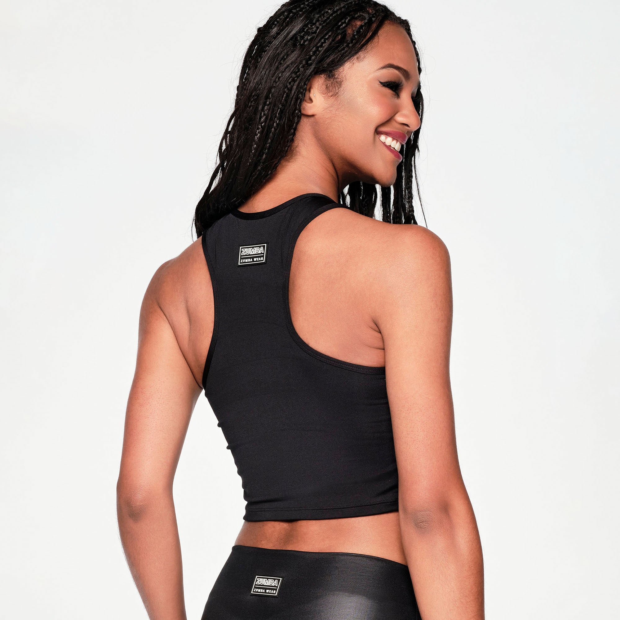 Crop racerback Zumba Fired Up