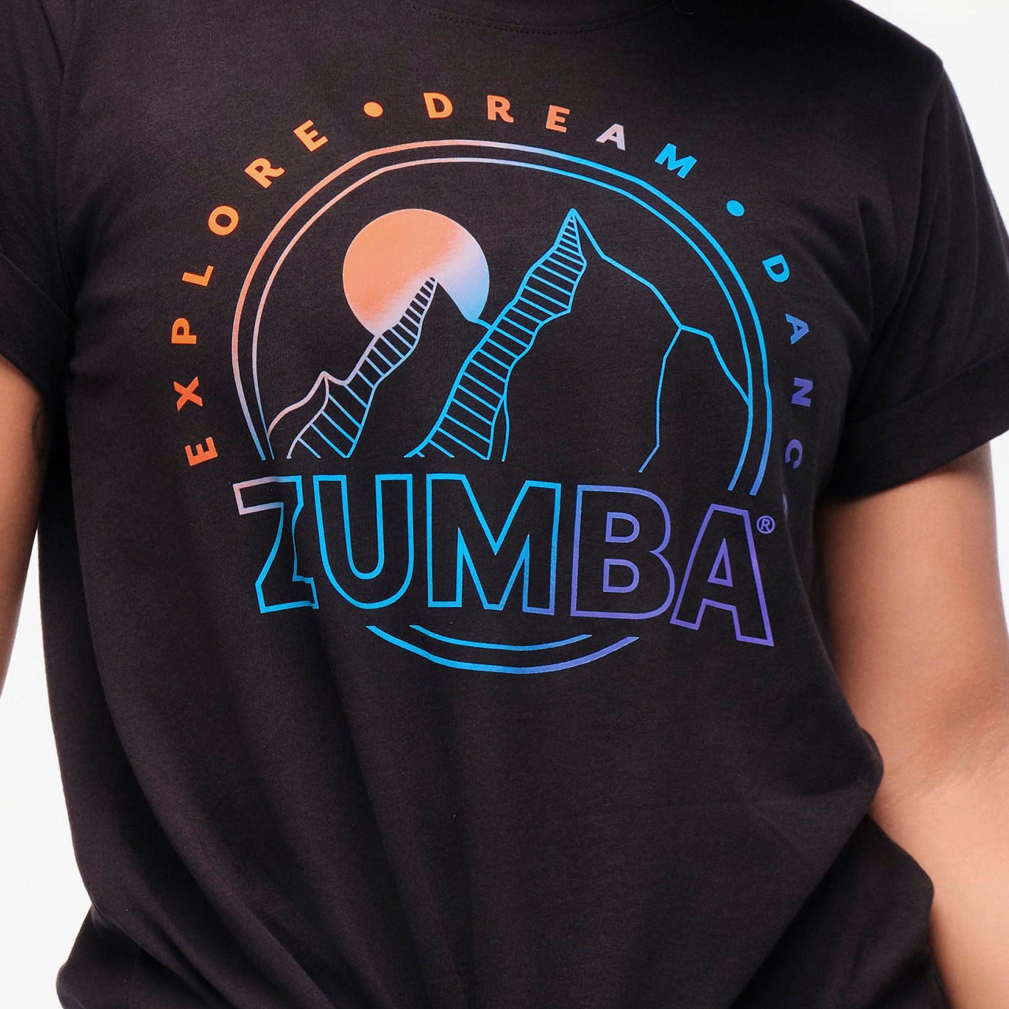 Koszulka z wiązaniem Zumba Explore