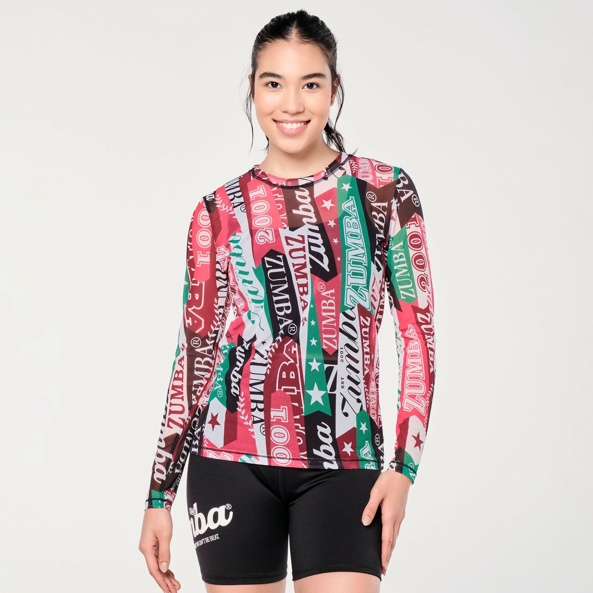 Bluzka z siateczki Zumba Prep
