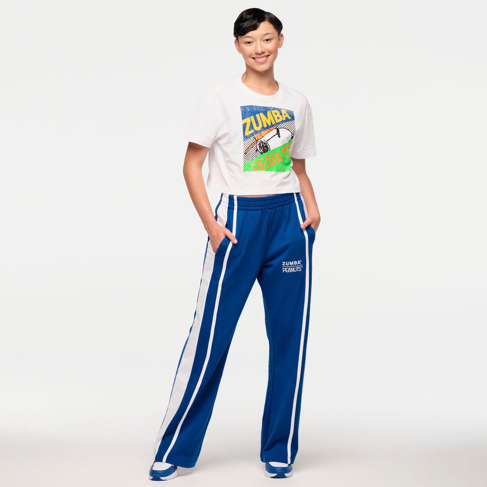 Spodnie z prostą nogawką Zumba x Peanuts