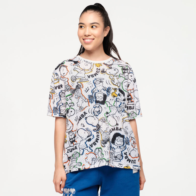 Koszulka oversize Zumba x Peanuts