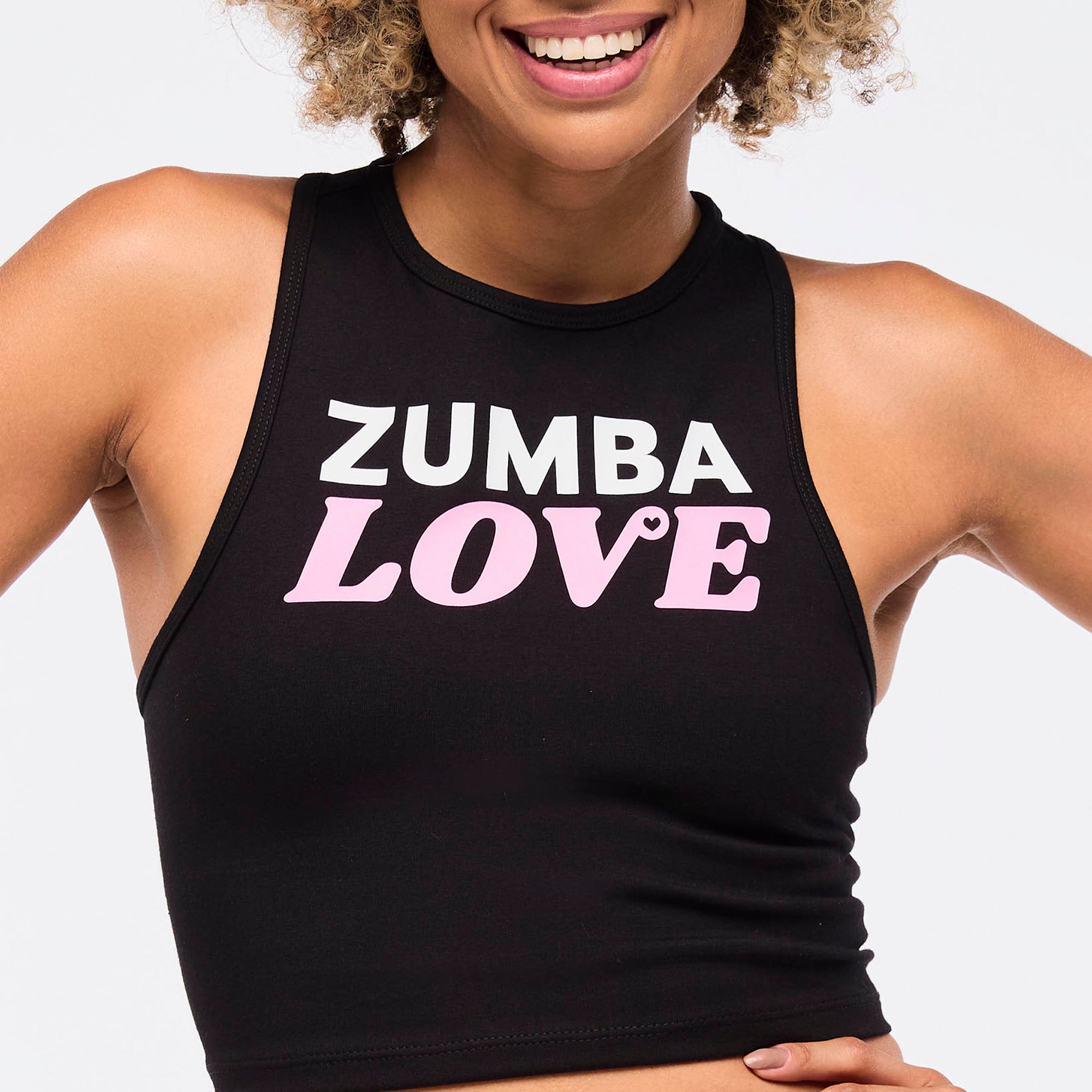 Zumba Crop Tank Love