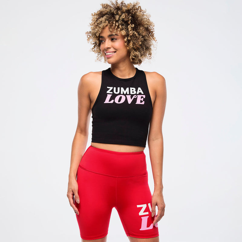 Zumba Crop Tank Love