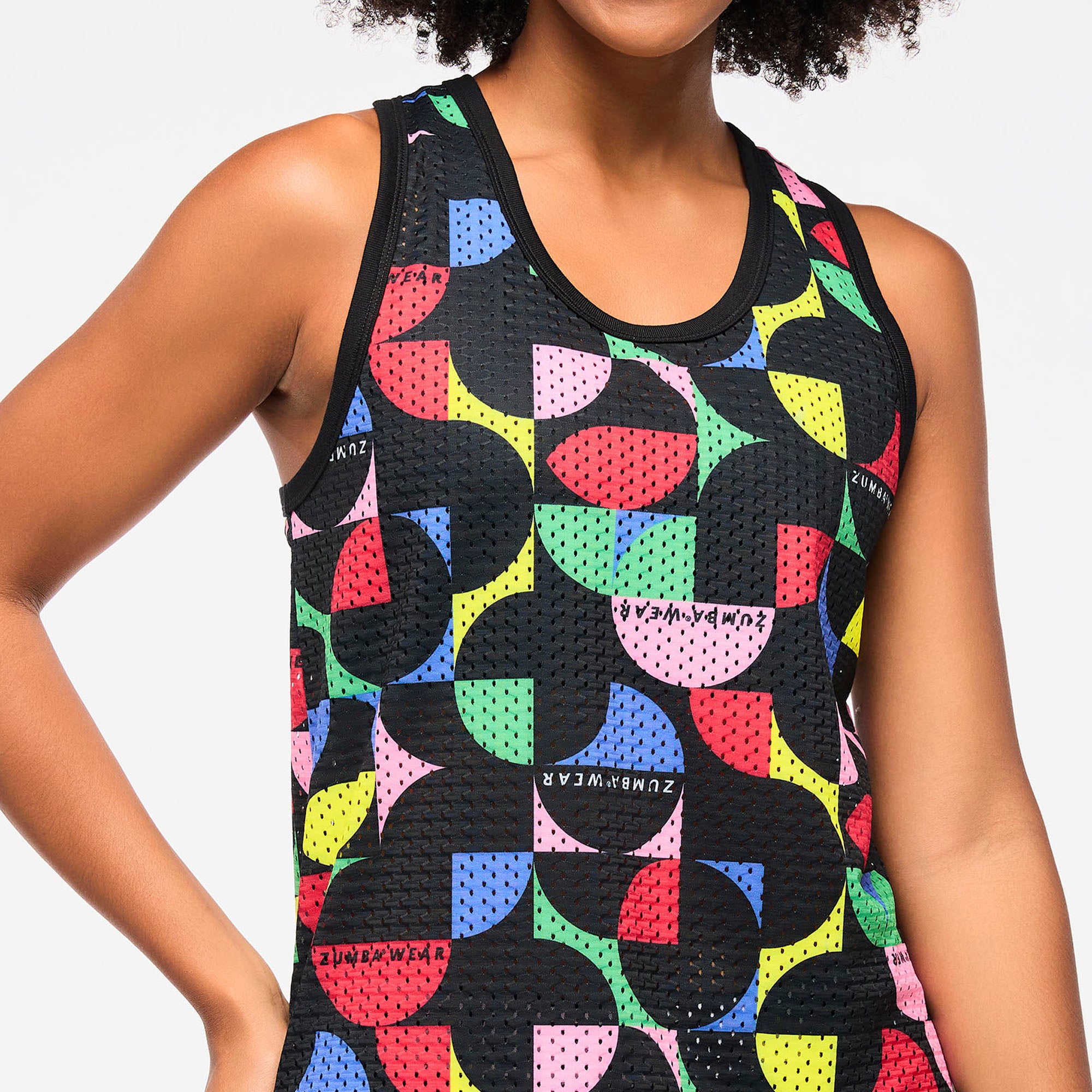 Zumba Haus Mesh Tank Top