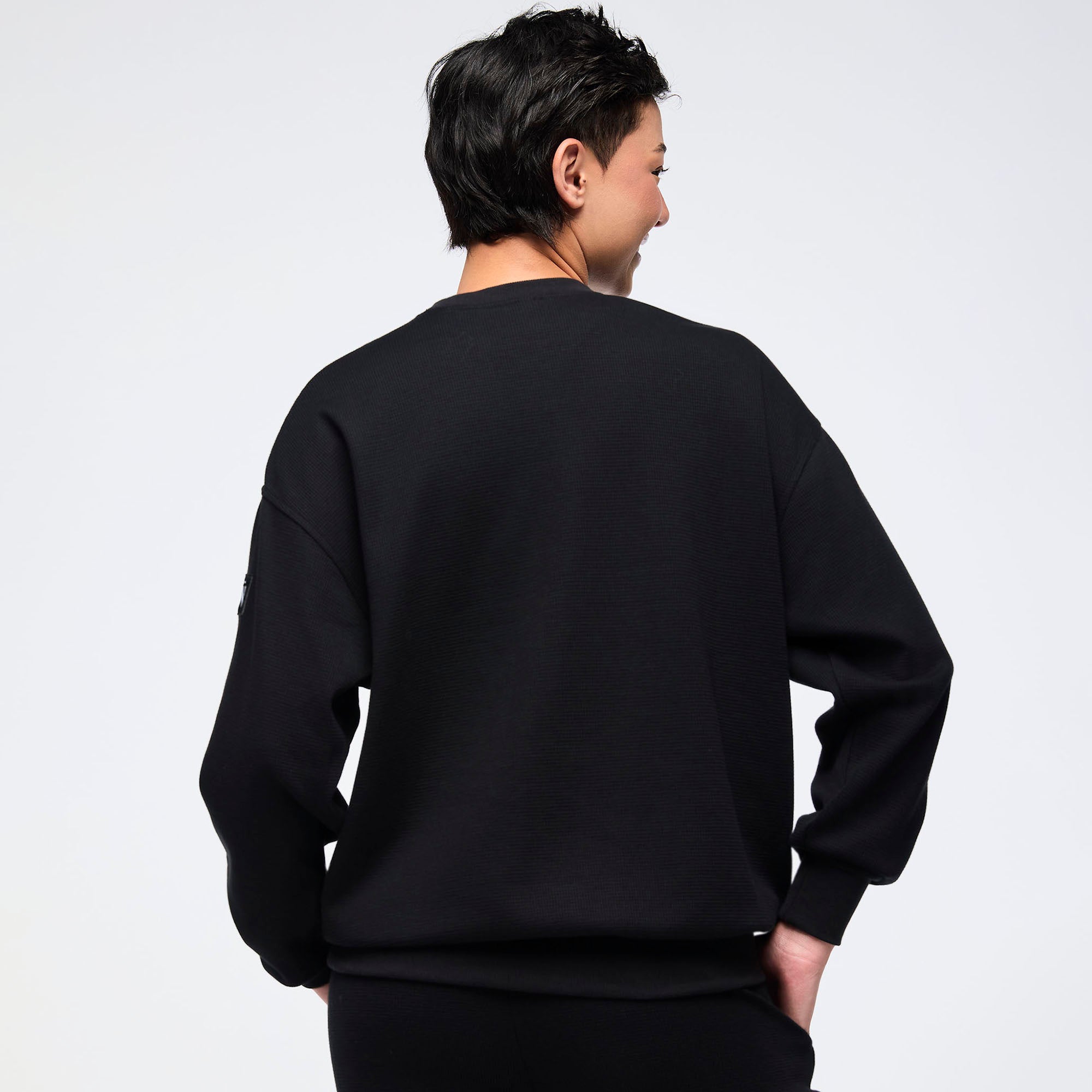 Zumba Haus Waffle oversized sweatshirt