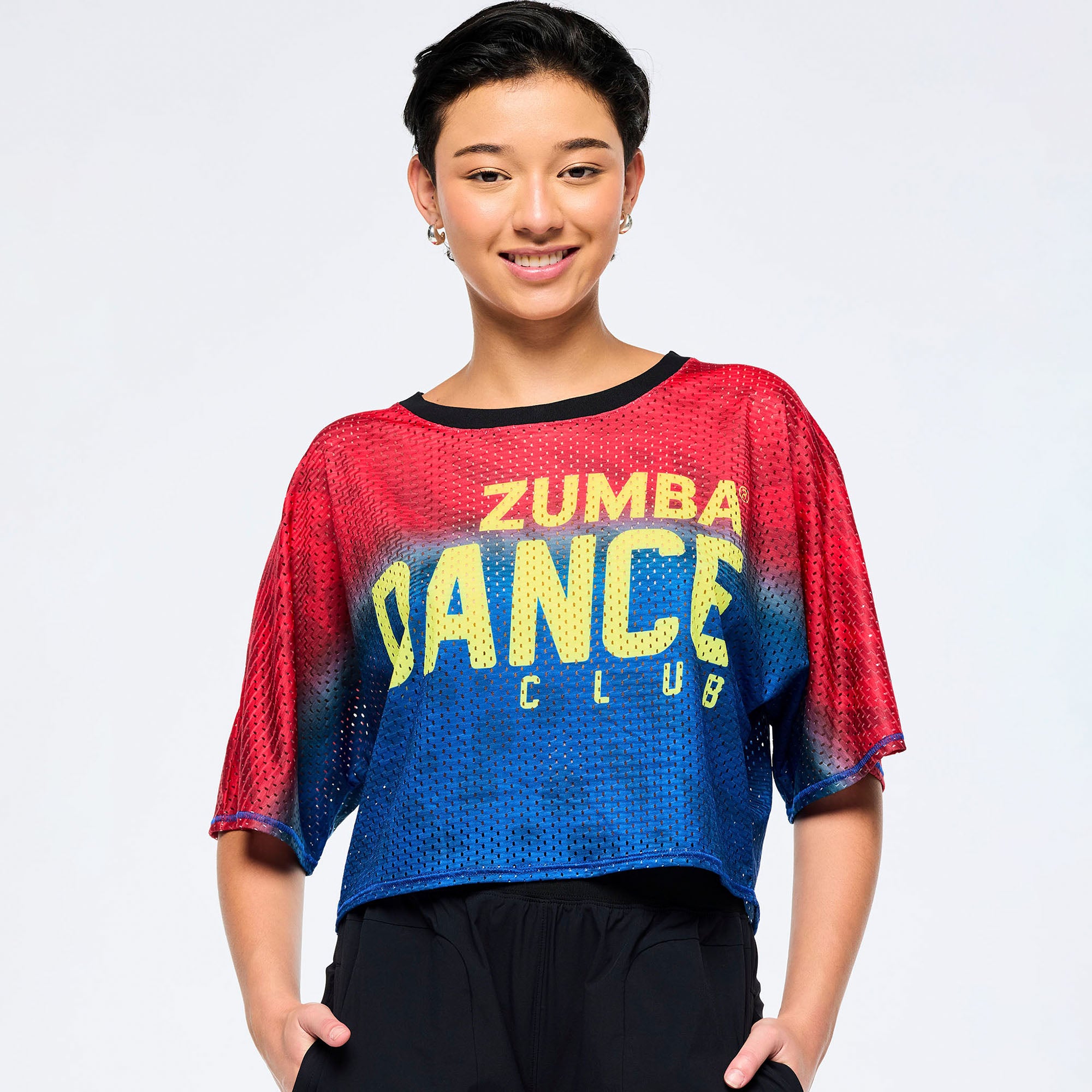 Boxy Mesh Crop Top Victory