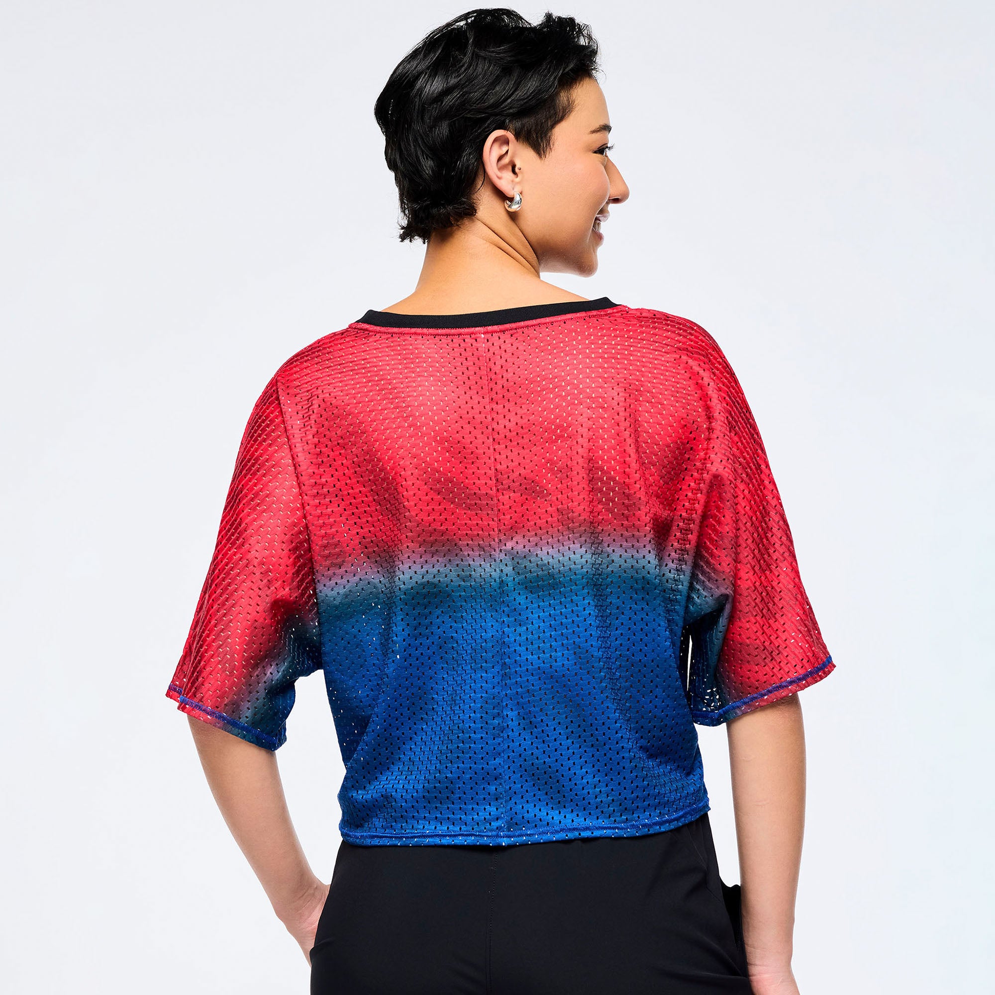 Boxy Mesh Crop Top Victory