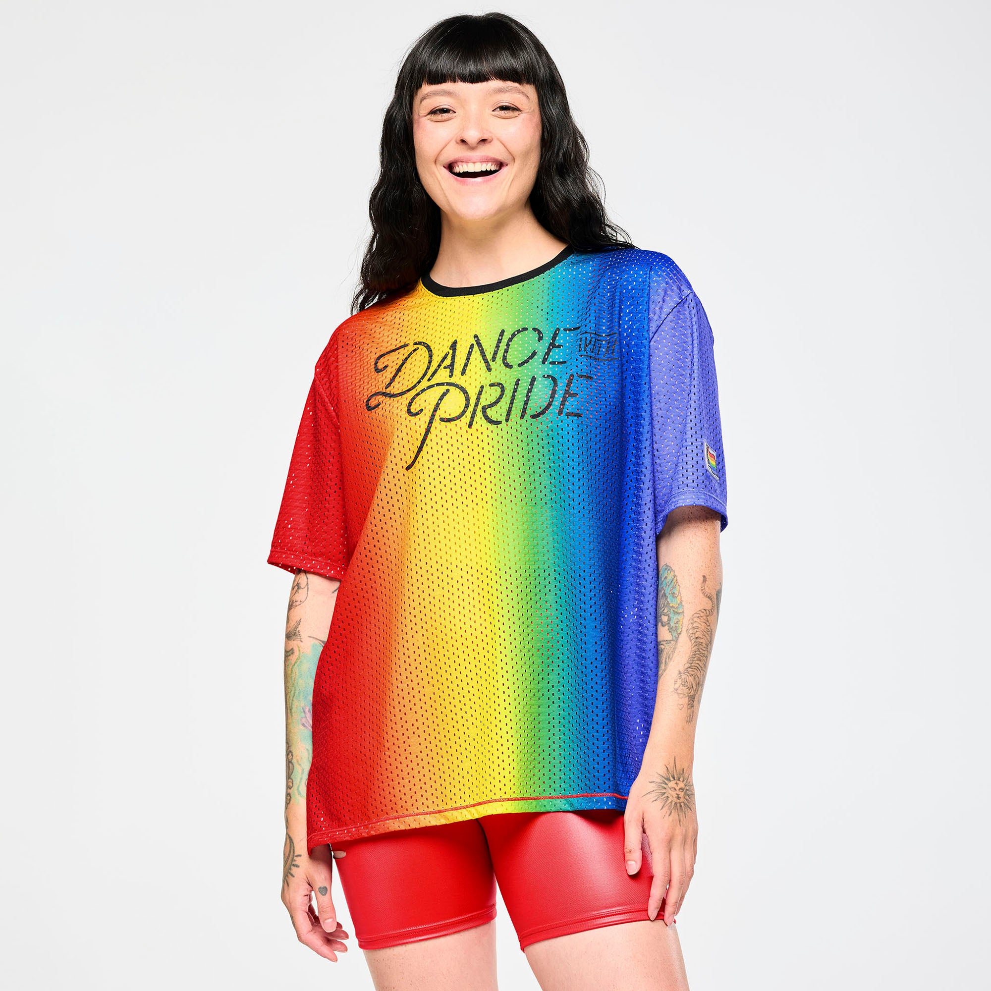 Zumba PRIDE Boxy Mesh T-shirt