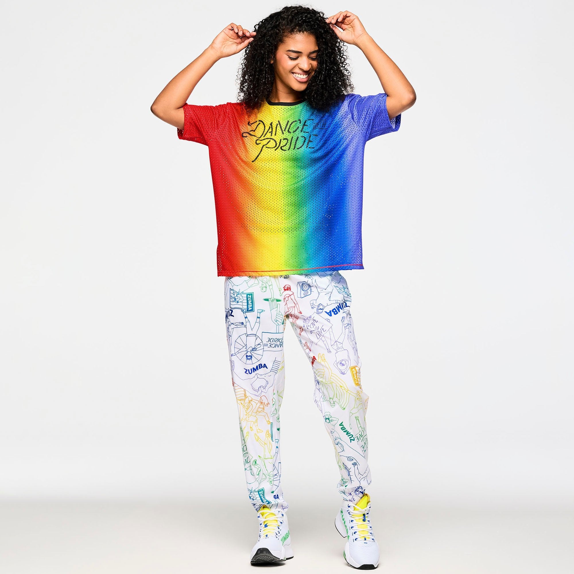 Koszulka Zumba PRIDE Boxy Mesh