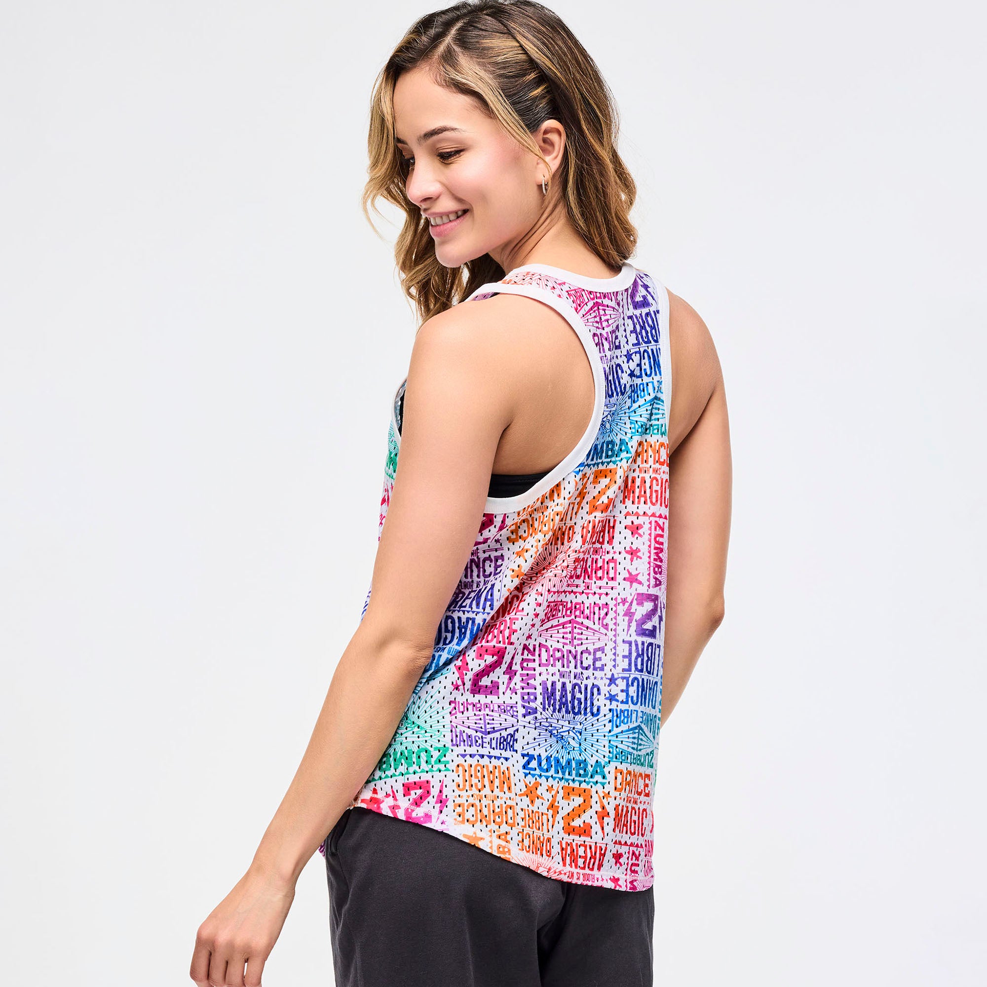 Koszulka na ramiączkach mesh Zumba Libre