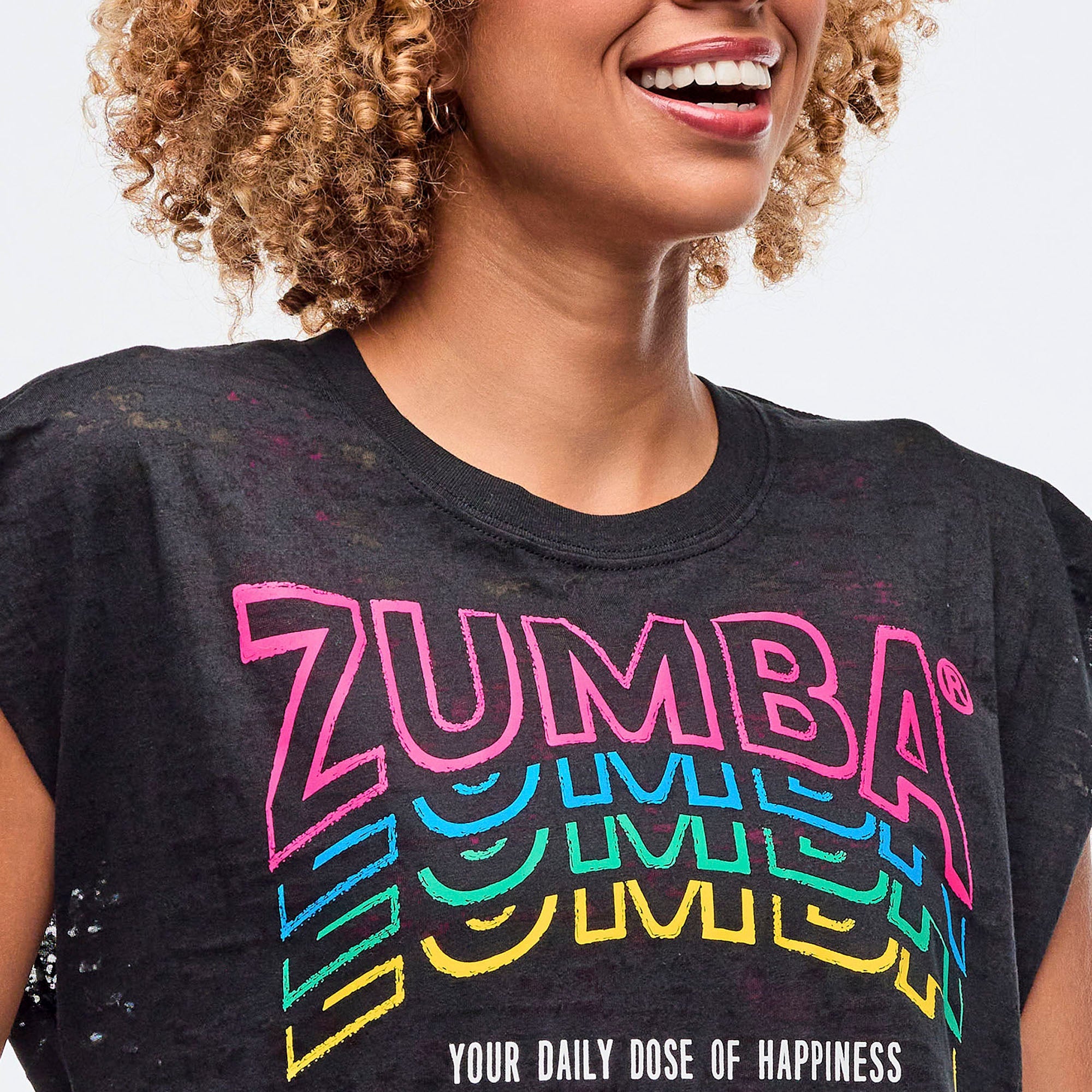 Koszulka z perforacją Zumba Sizzlin'