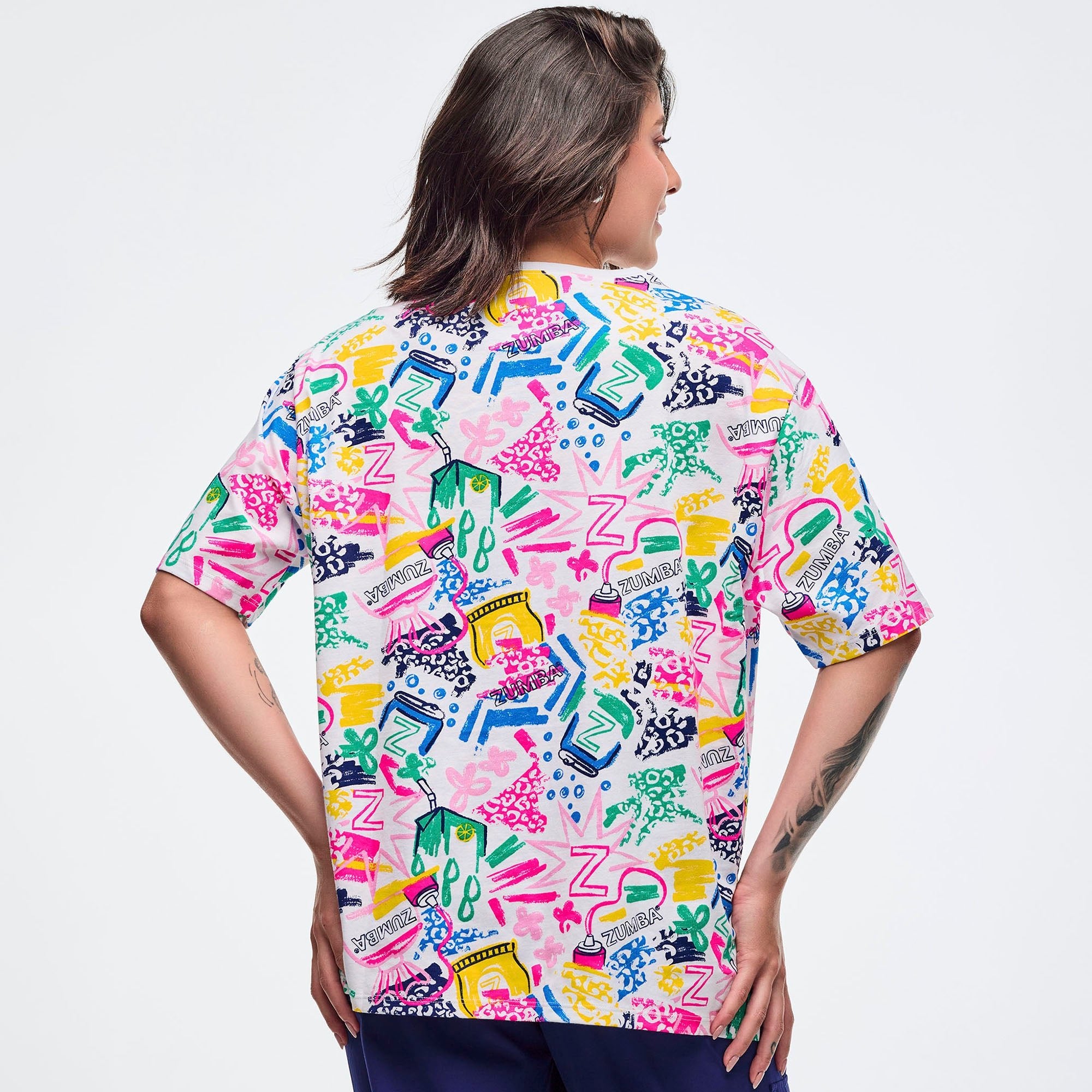 Koszulka unisex oversize Zumba Sizzlin'