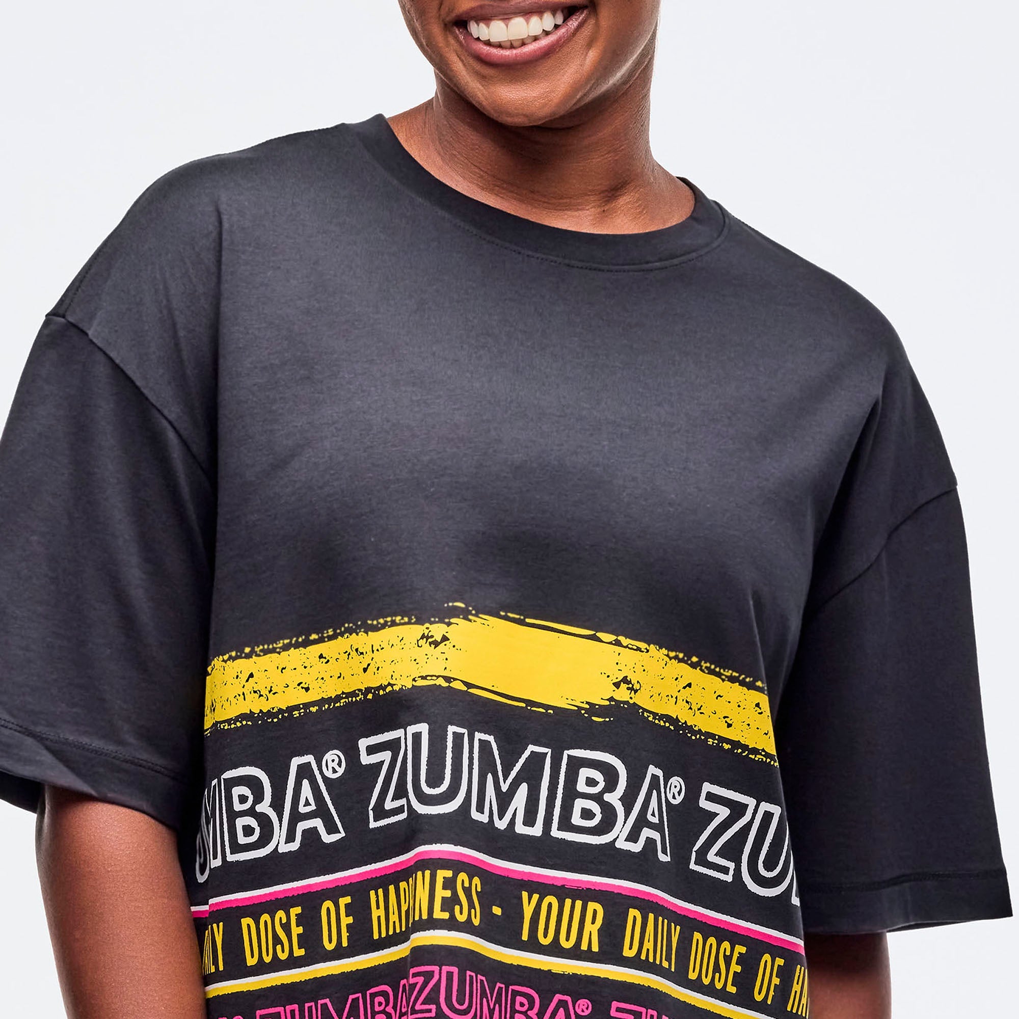 Koszulka oversize crop Zumba Sizzlin'