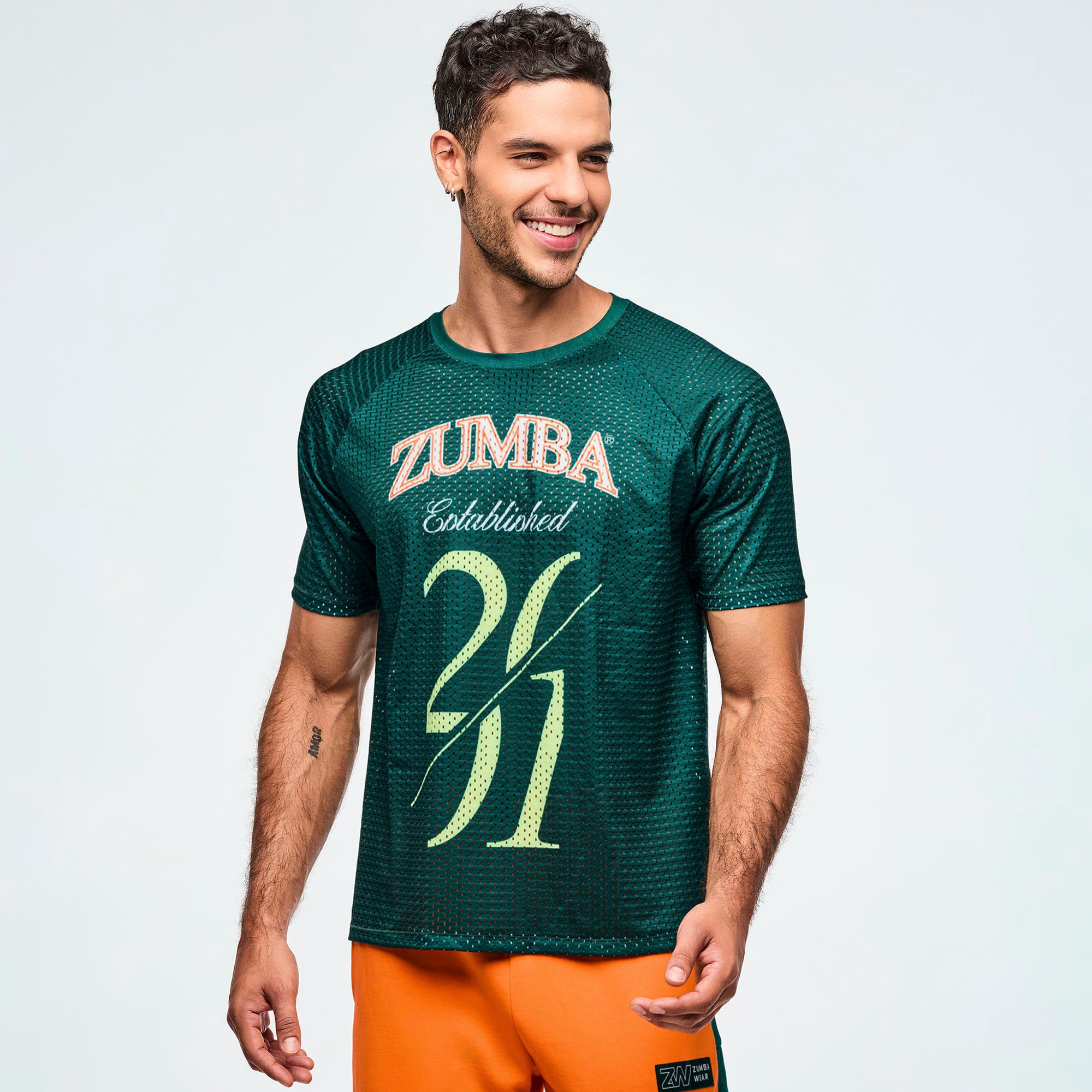 Koszulka z siateczki unisex Zumba Class of 2001