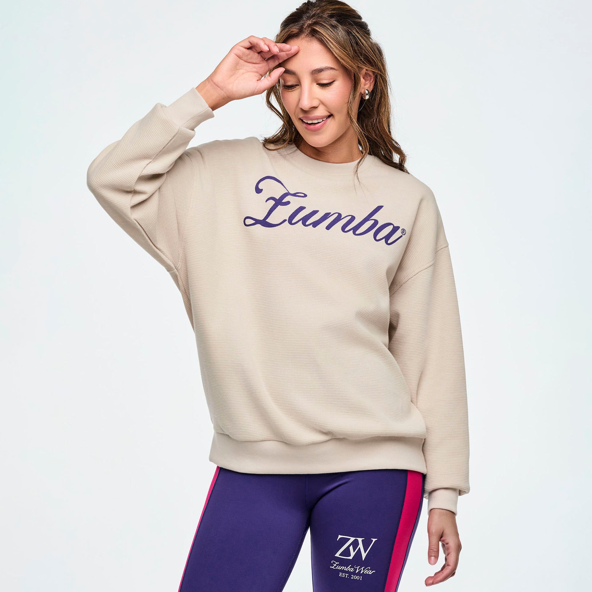 Bluza wafelkowa unisex Zumba Class of 2001
