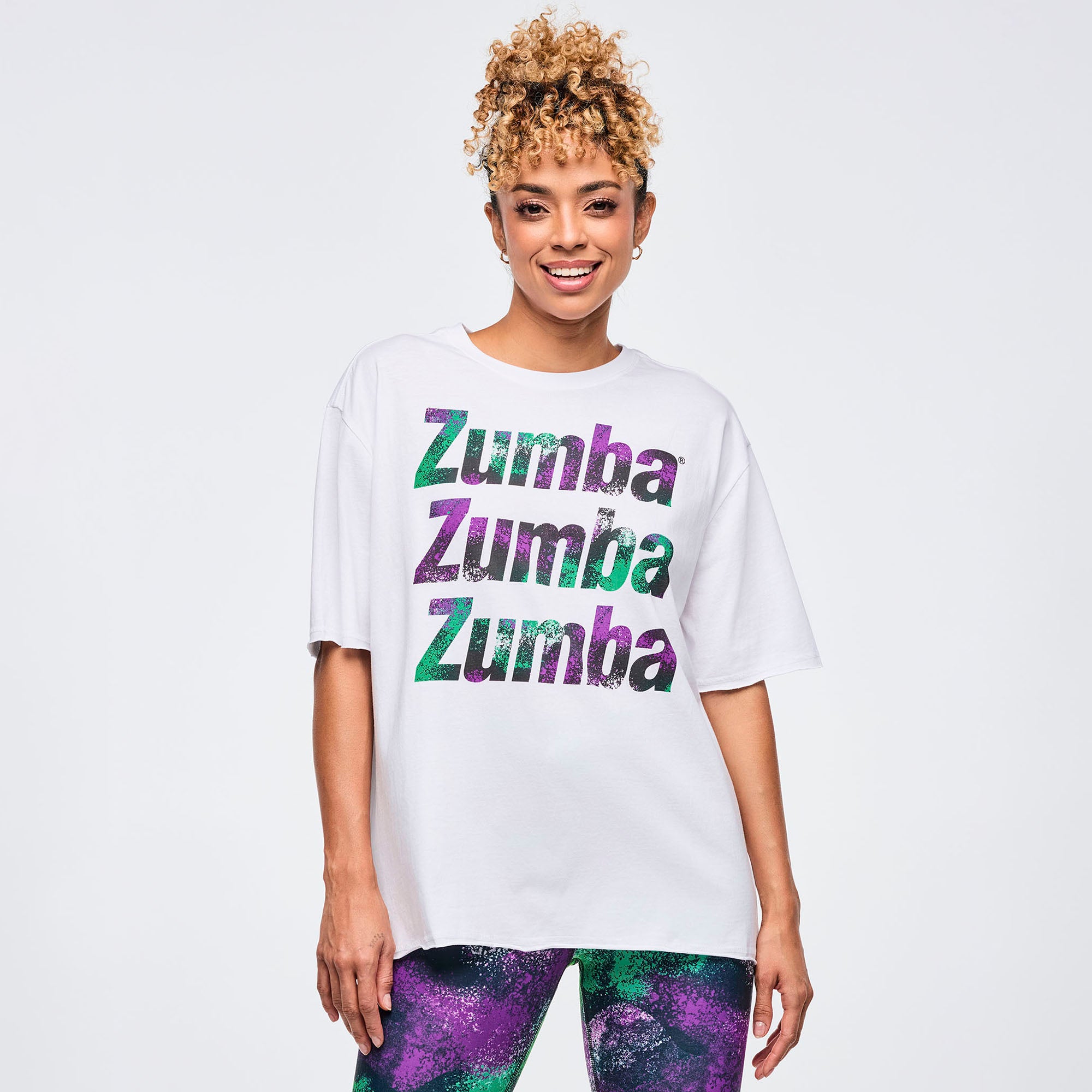 Koszulka oversize unisex Zumba Apres