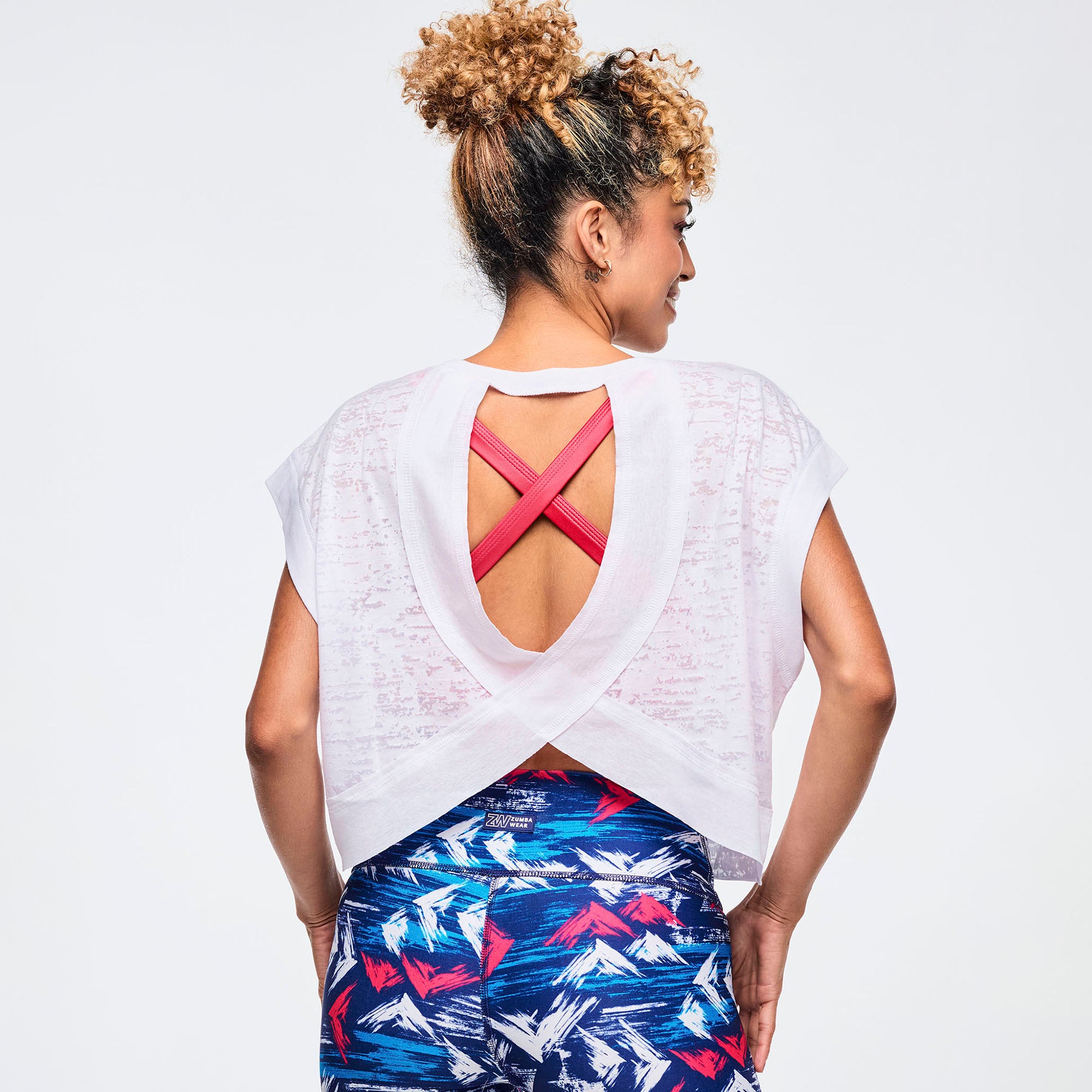 Koszulka z wycięciem na plecach Zumba Apres