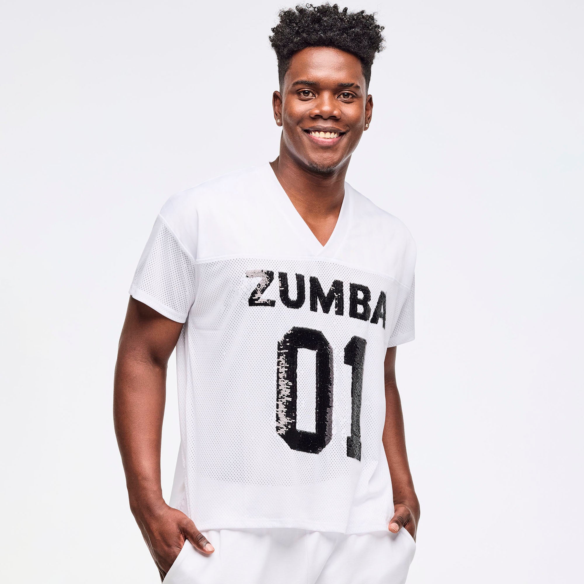 Koszulka z cekinami unisex Zumba