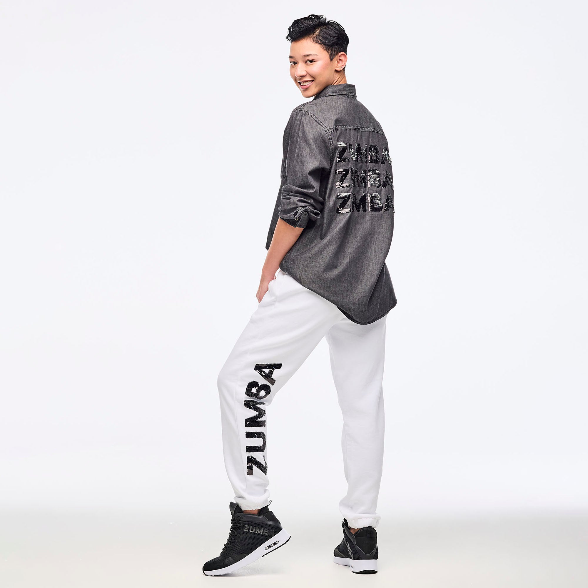 Koszula unisex z cekinami Zumba