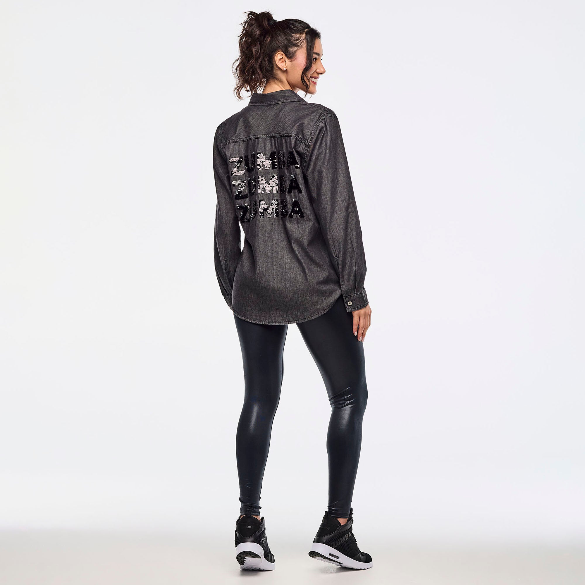Koszula unisex z cekinami Zumba