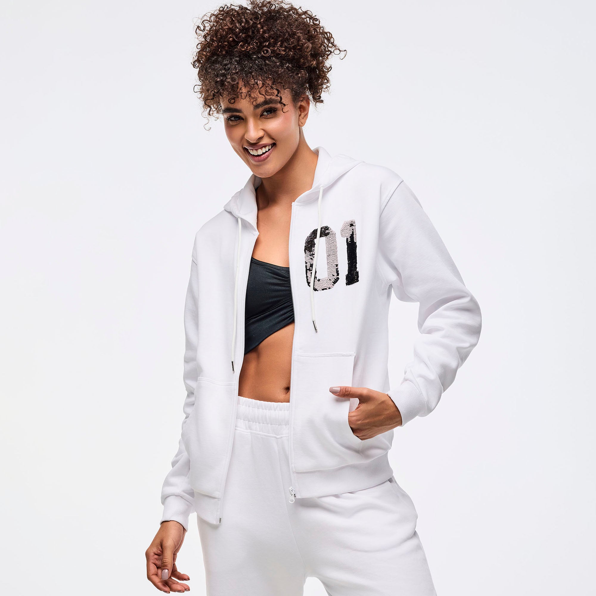 Bluza z cekinami Zumba