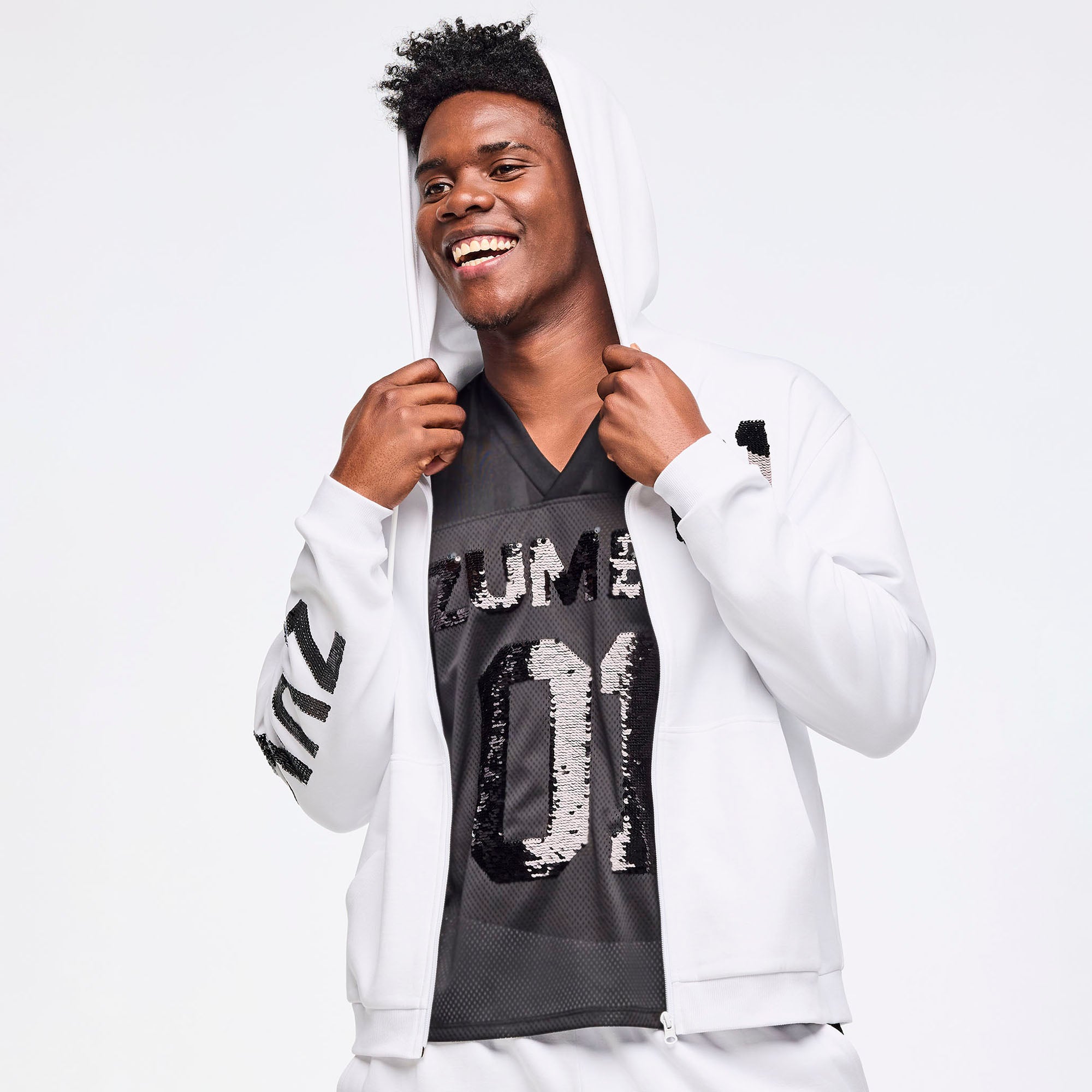 Bluza z cekinami Zumba