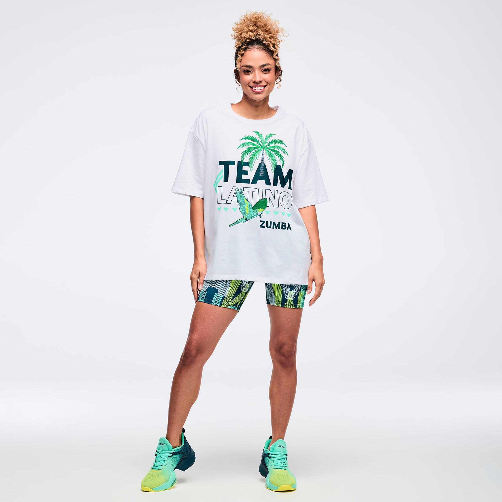 Koszulka z rozcięciami Zumba Latin Movement