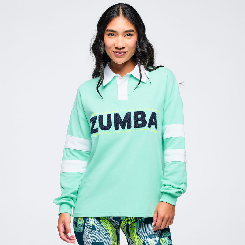 Bluzka polo Zumba Latin Movement