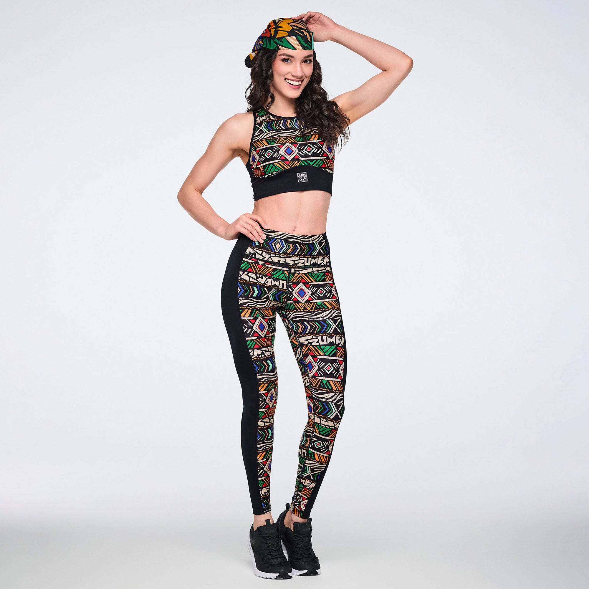 Stanik sportowy czarny racerback