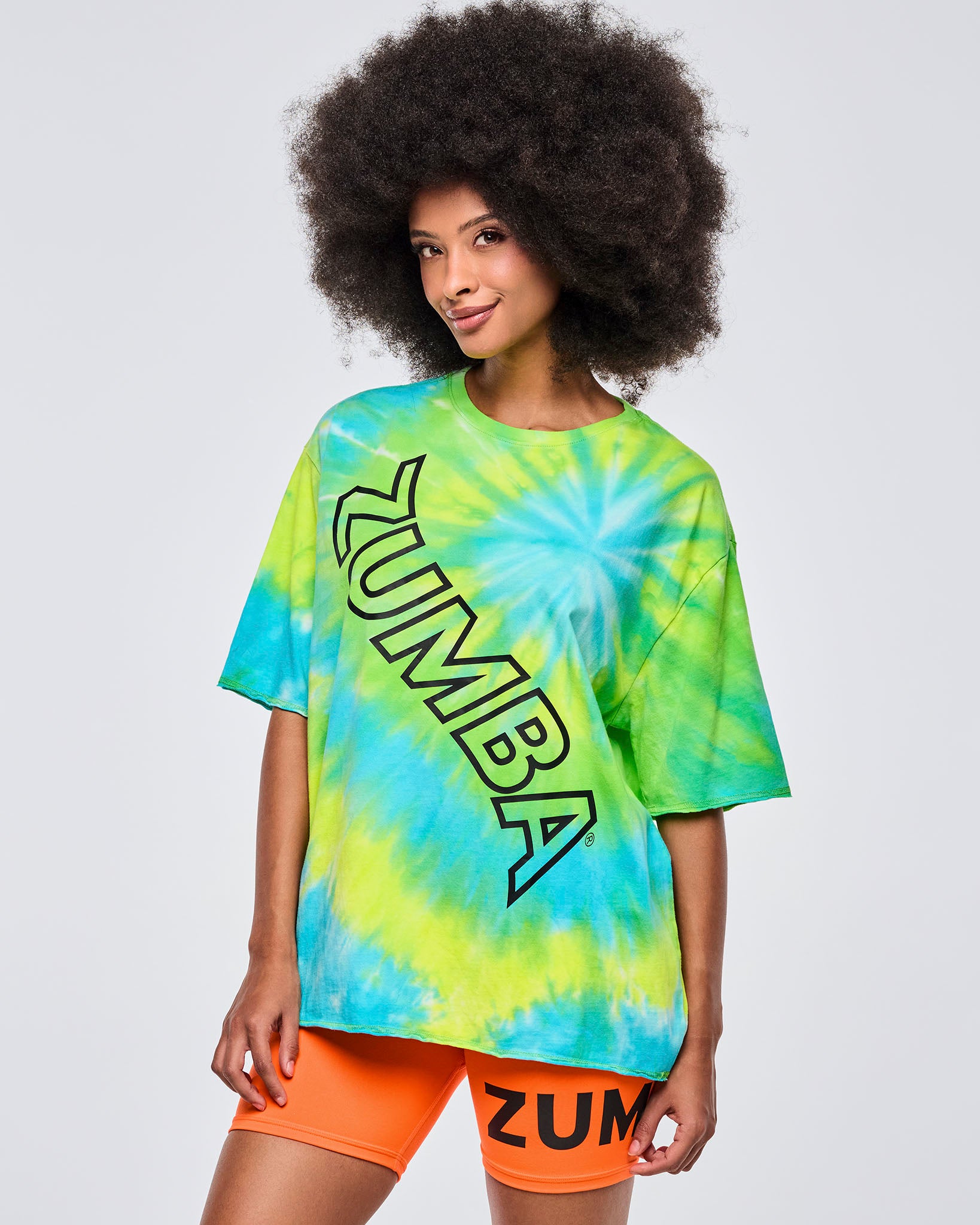 Koszulka unisex Tie-Dye Zumba Neon
