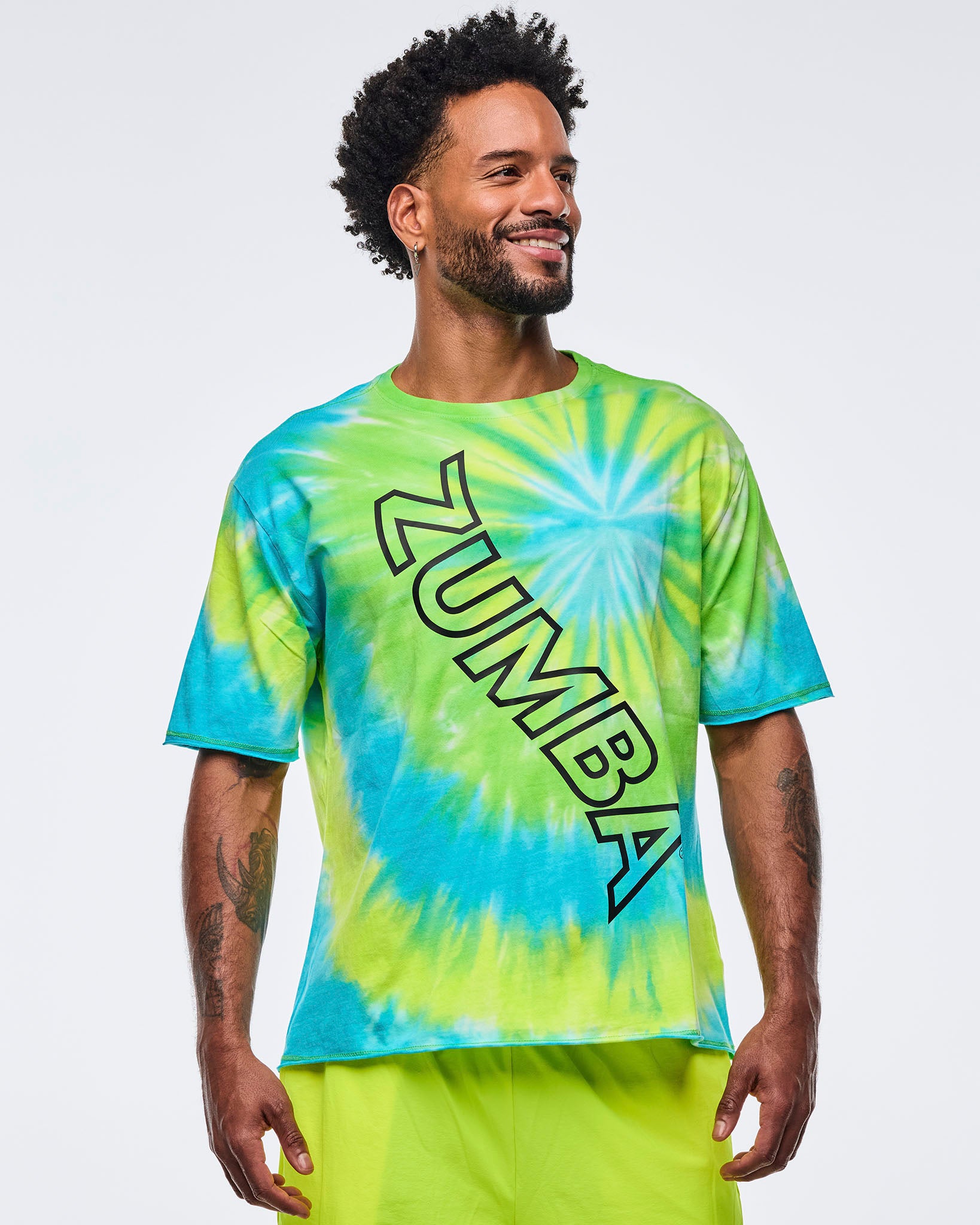 Koszulka unisex Tie-Dye Zumba Neon