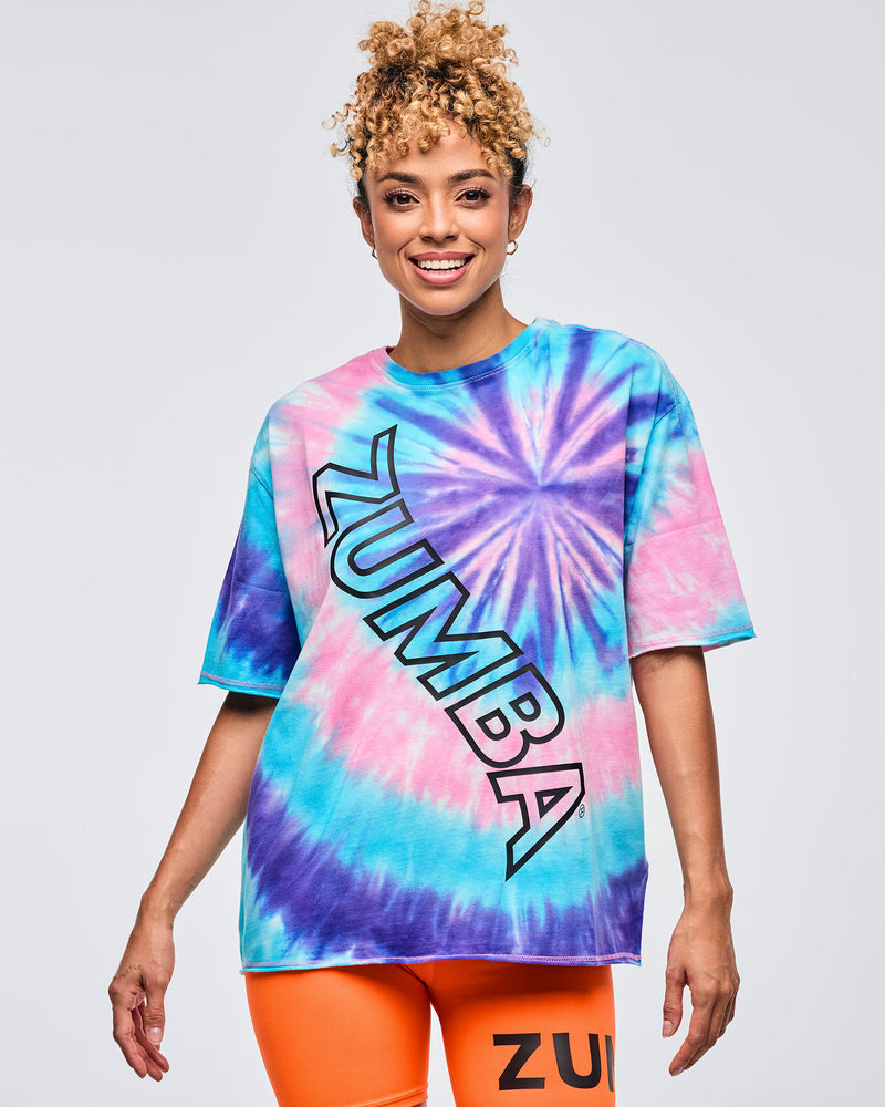 Koszulka unisex Tie-Dye Zumba Neon