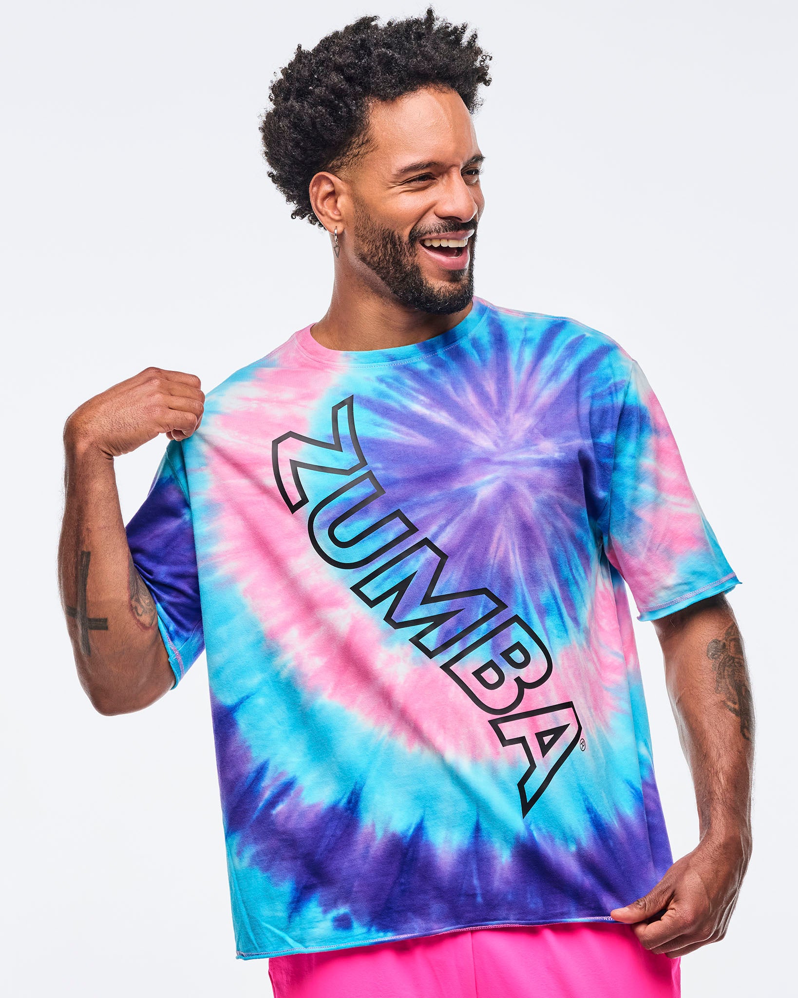 Koszulka unisex Tie-Dye Zumba Neon