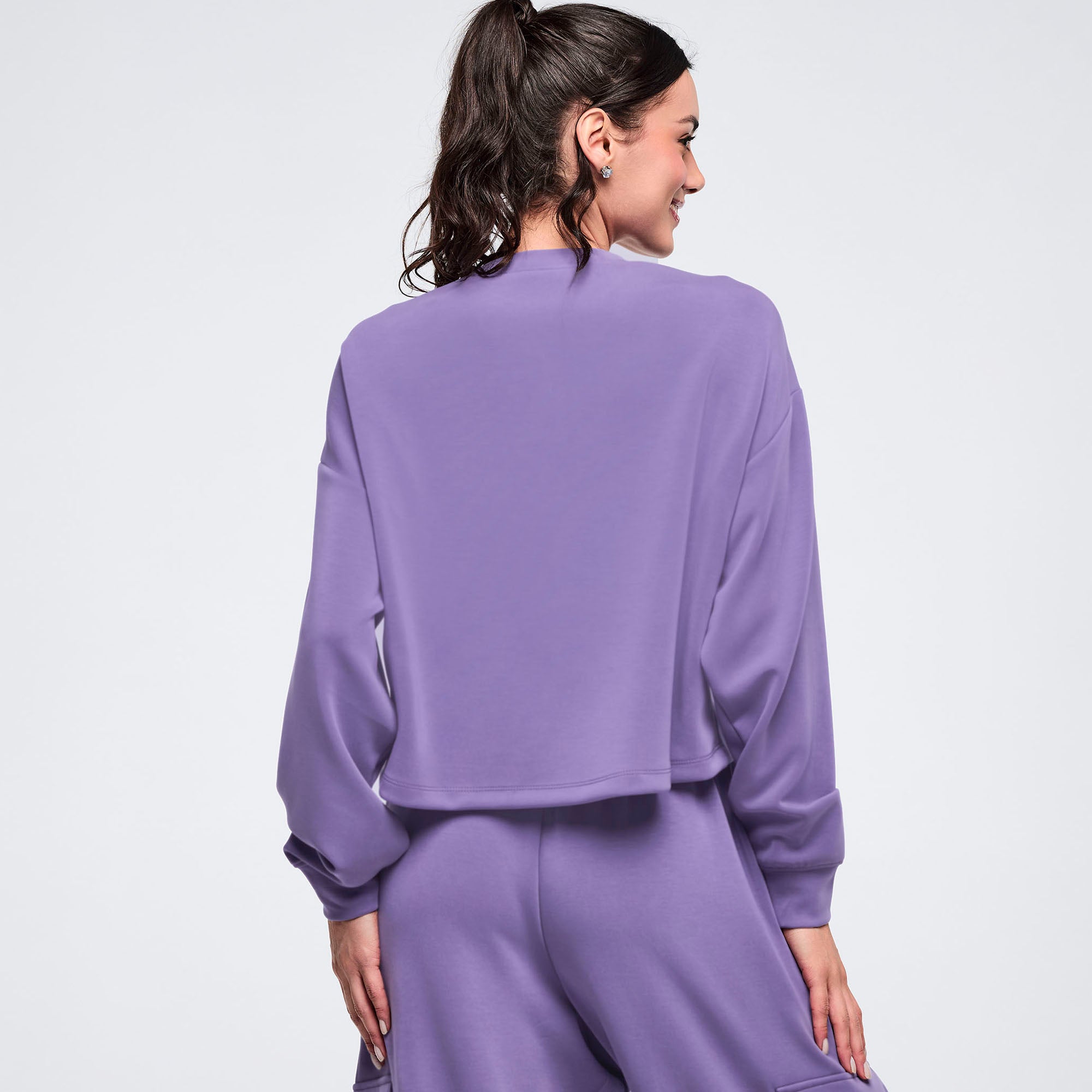 Bluza crop Zumba Pastel