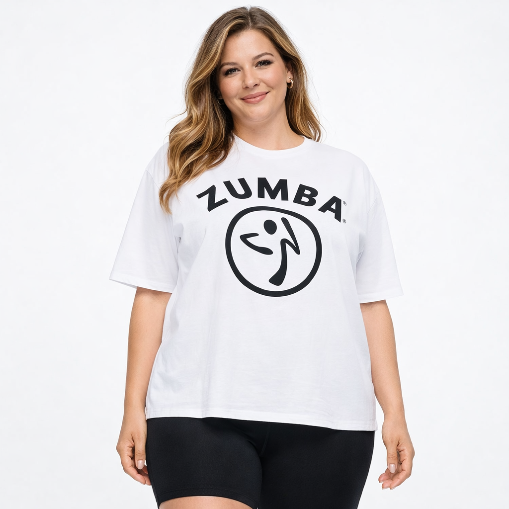 Koszulka z krótkim rękawem boxy Zumba Basic