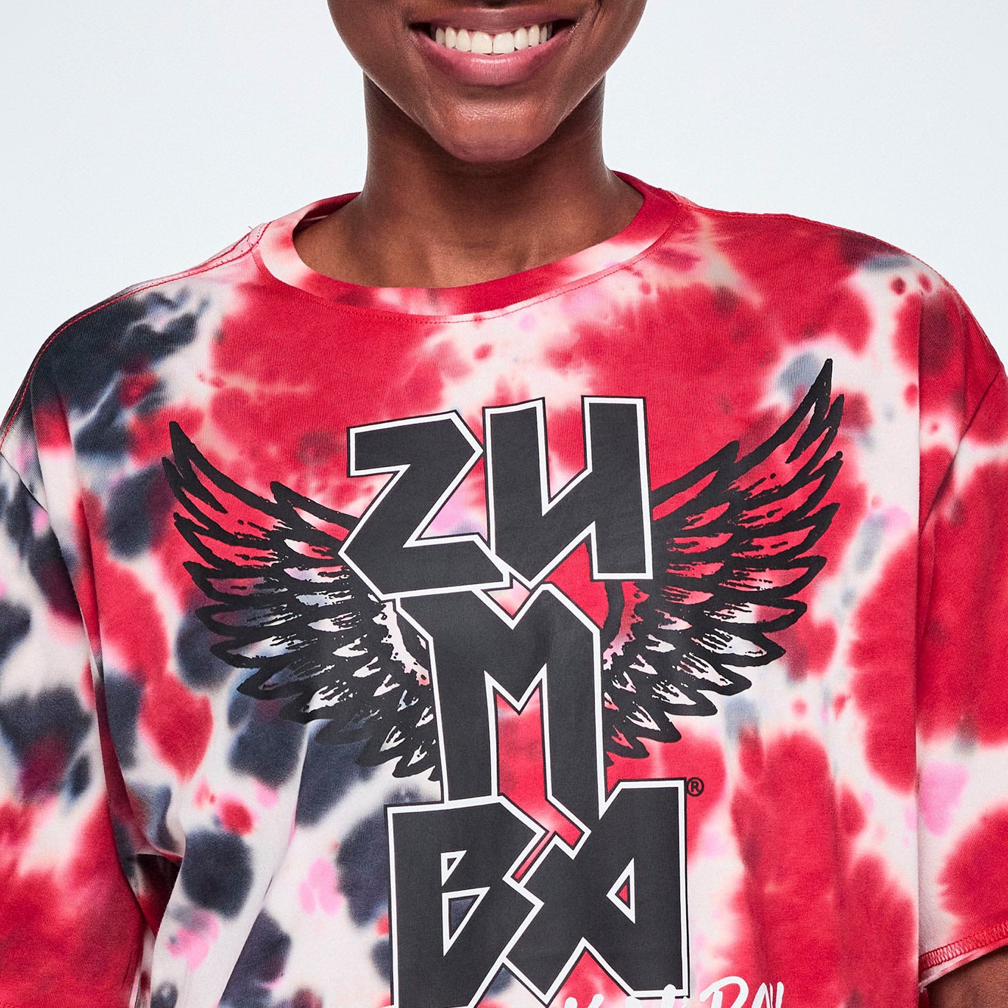 Koszulka tie-dye unisex z nadrukiem